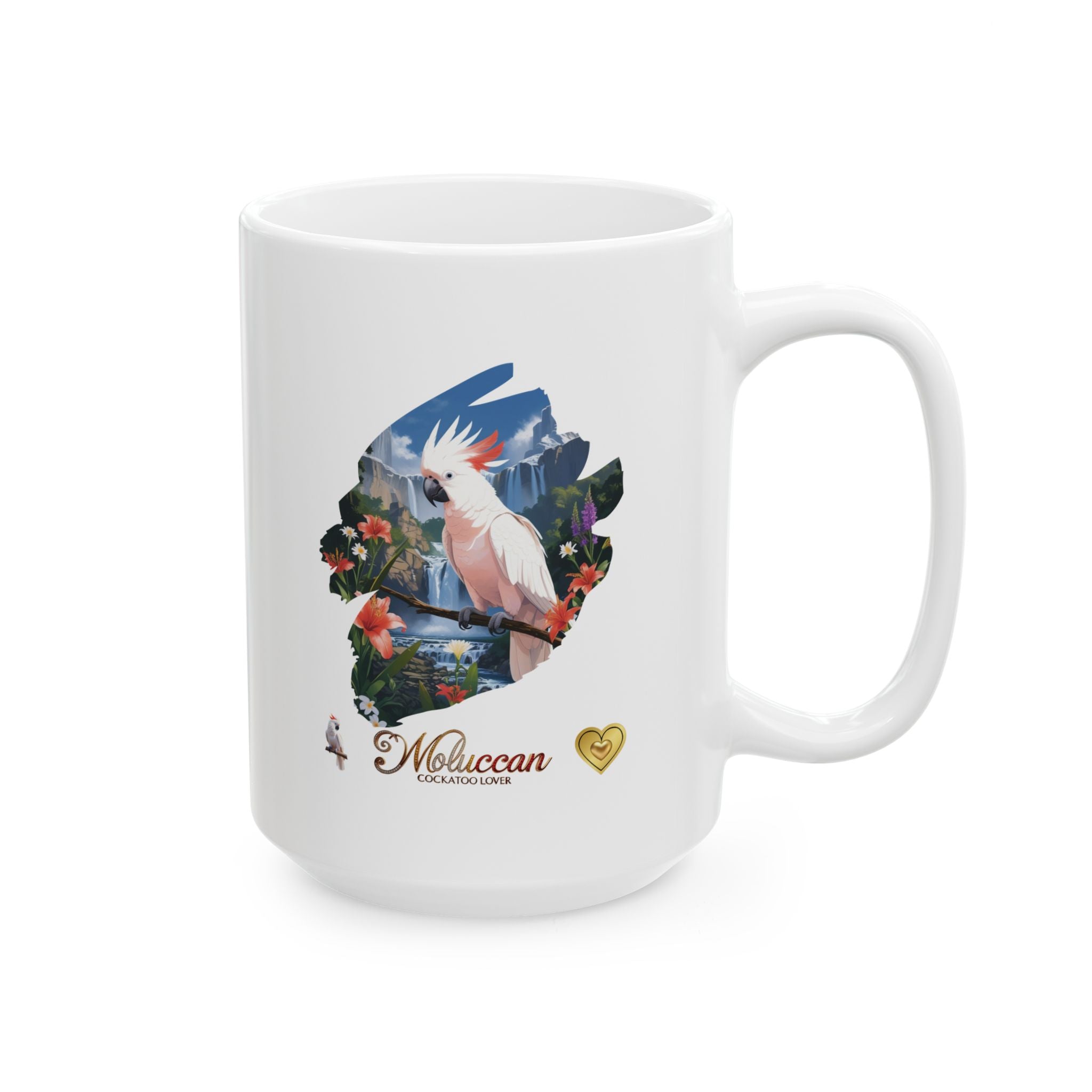 Moluccan Cockatoo Lover Waterfall Mug