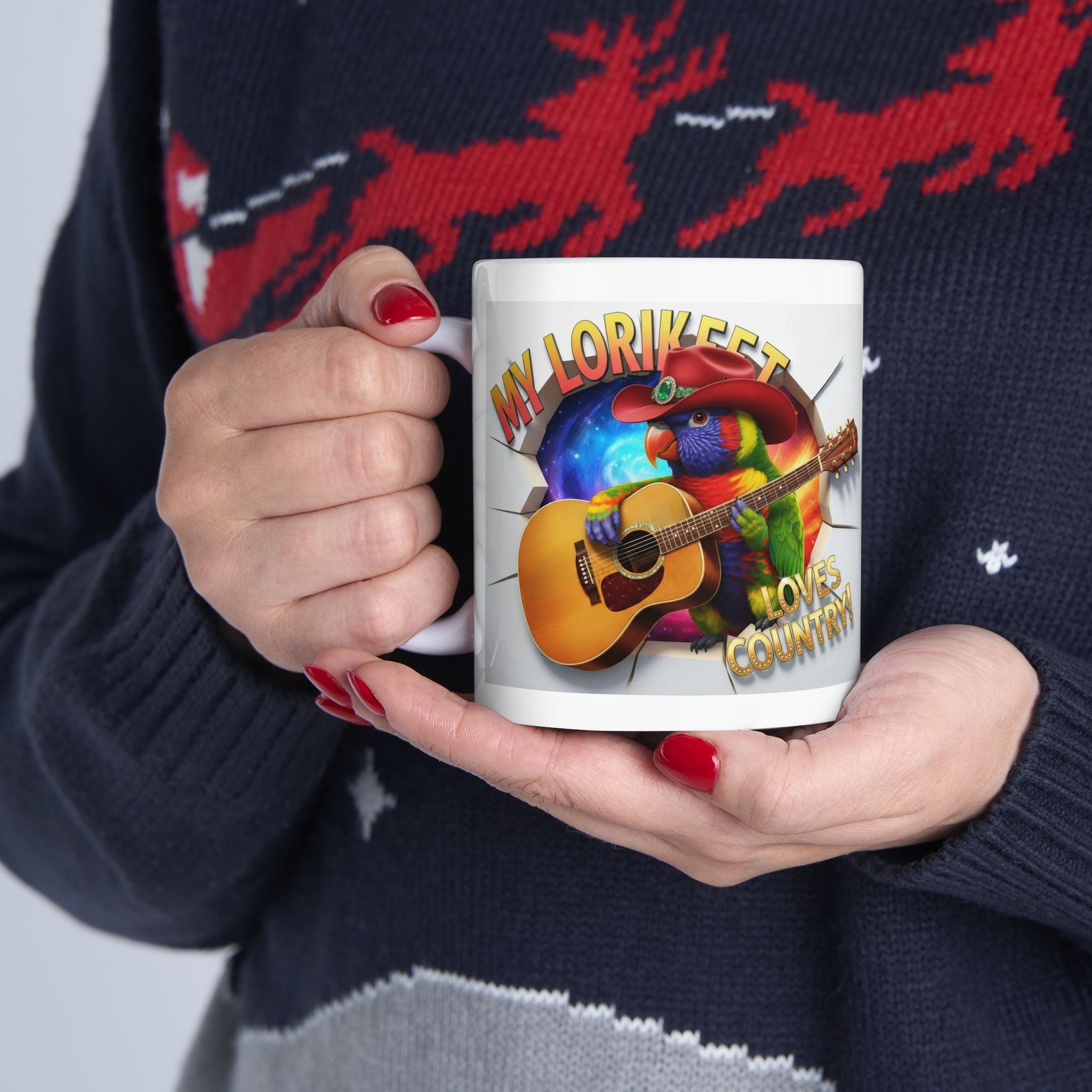 My Lorikeet Loves Country Mug