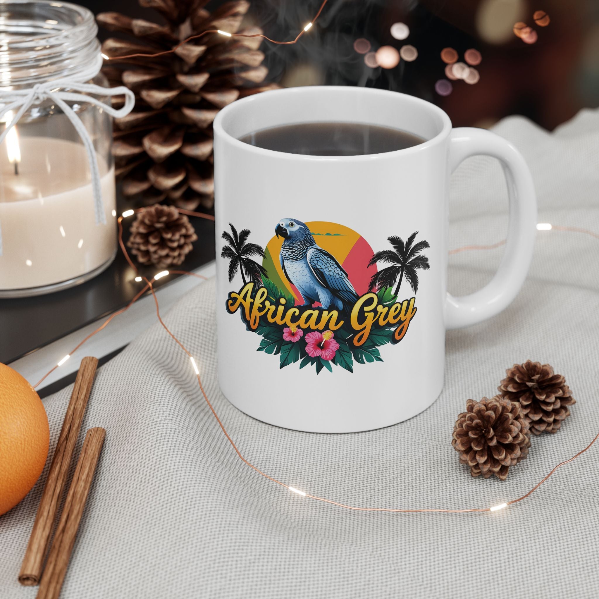 African Grey Congo Mug