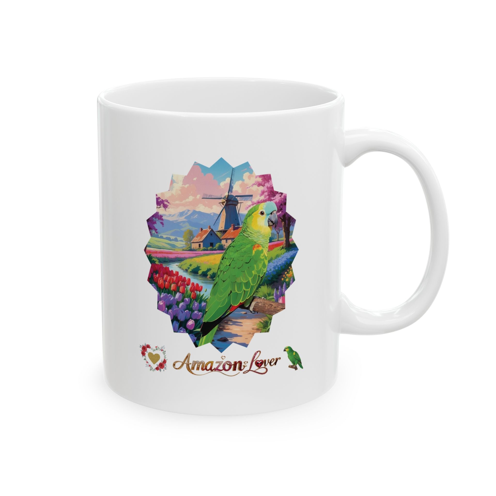 Amazon Lover Floral Scenic Mug