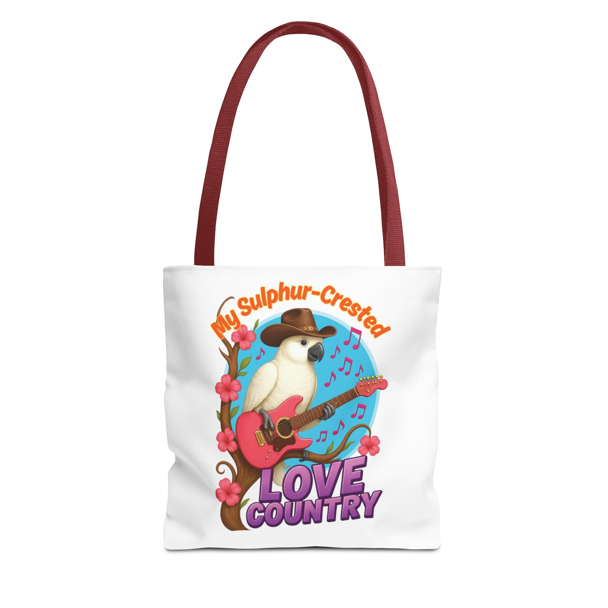 Sulphur-Crested Love Country Tote Bag