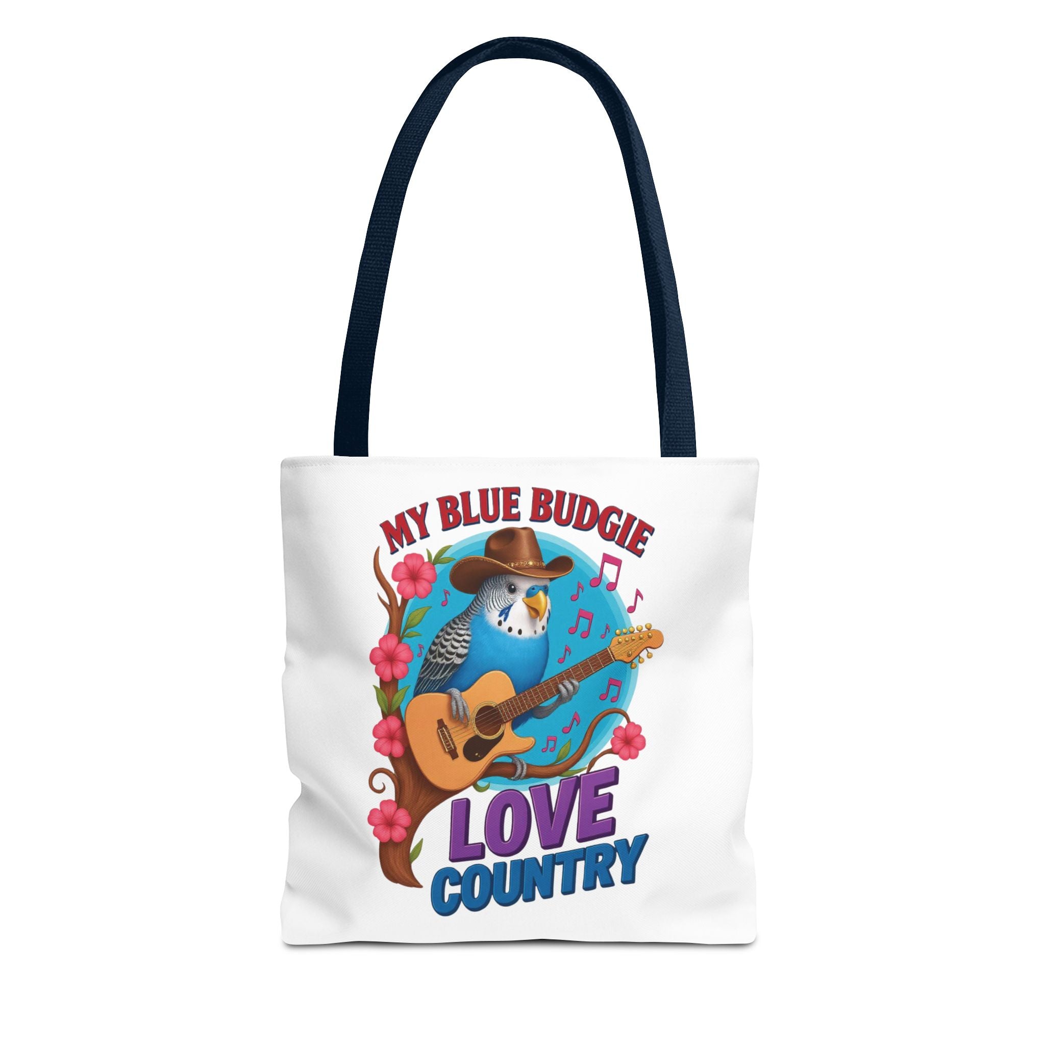 My Blue Budgie Loves Country Tote Bag