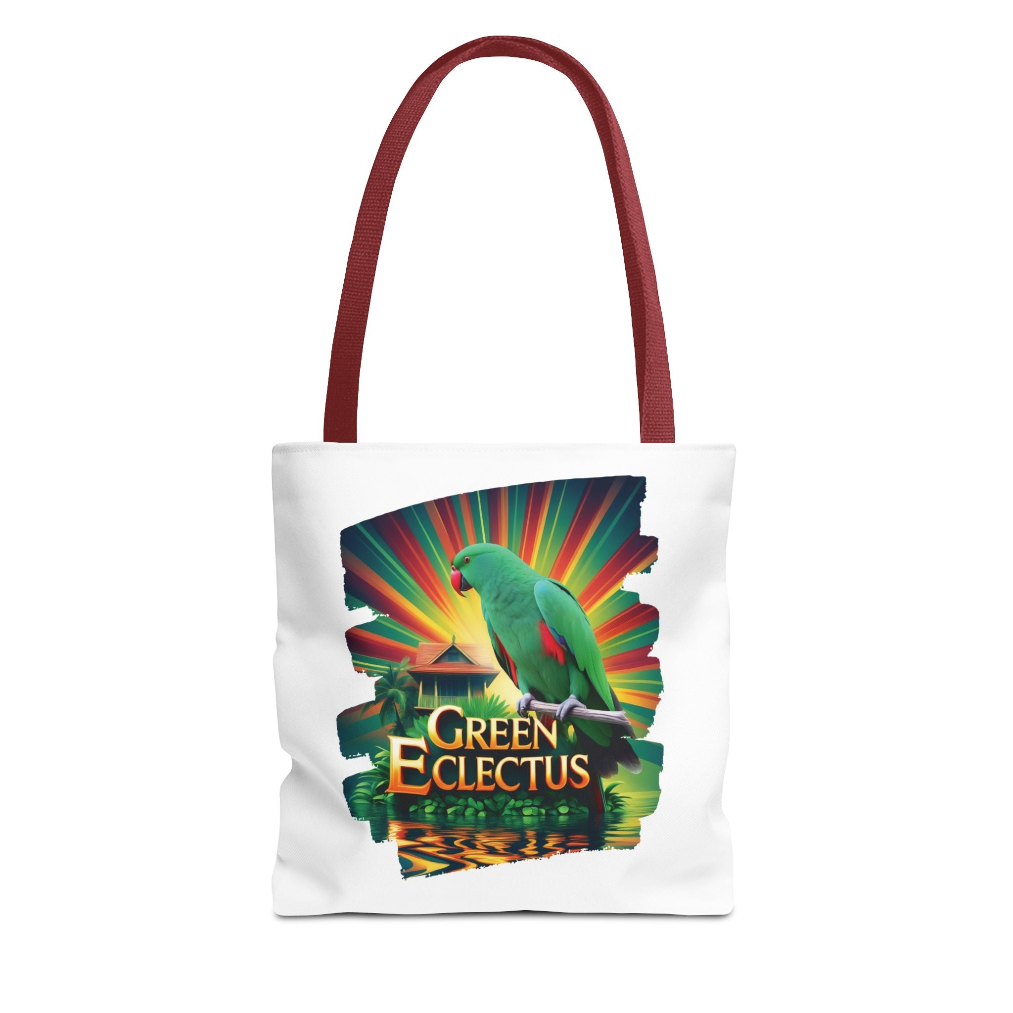 Green Eclectus Tote Bag
