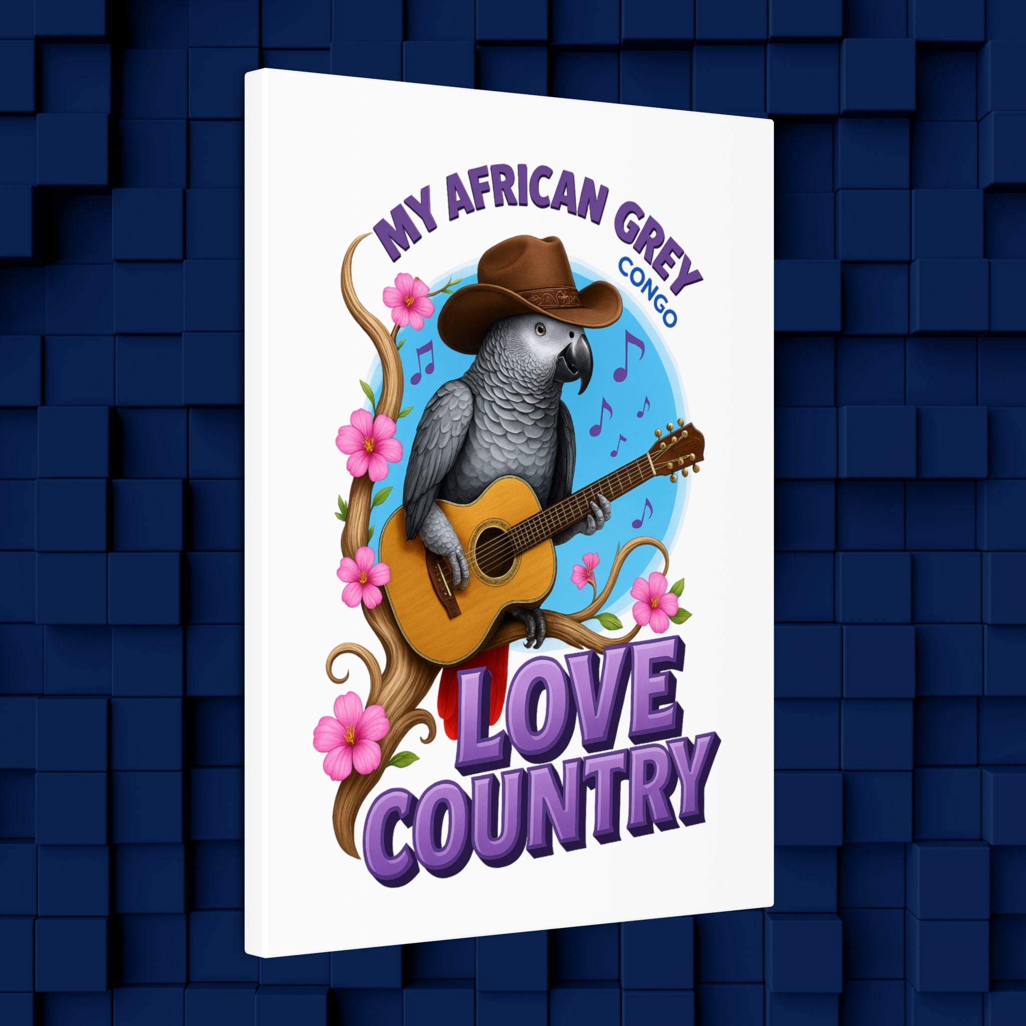 African Grey Congo Wall Hangings