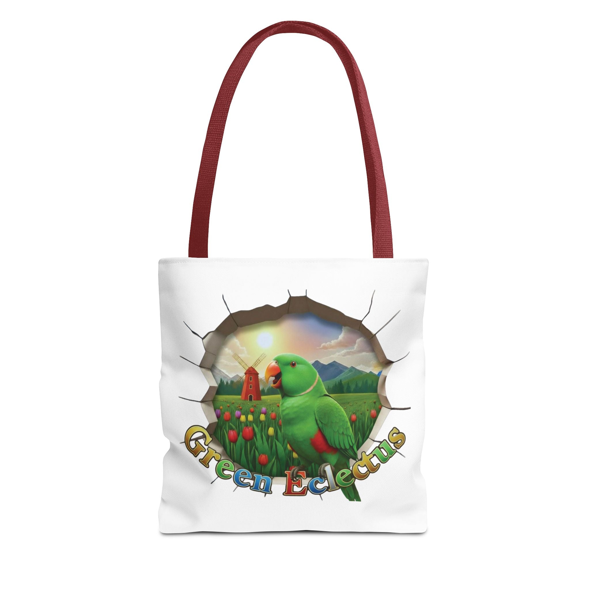 Green Eclectus Breakthrough Tote Bag