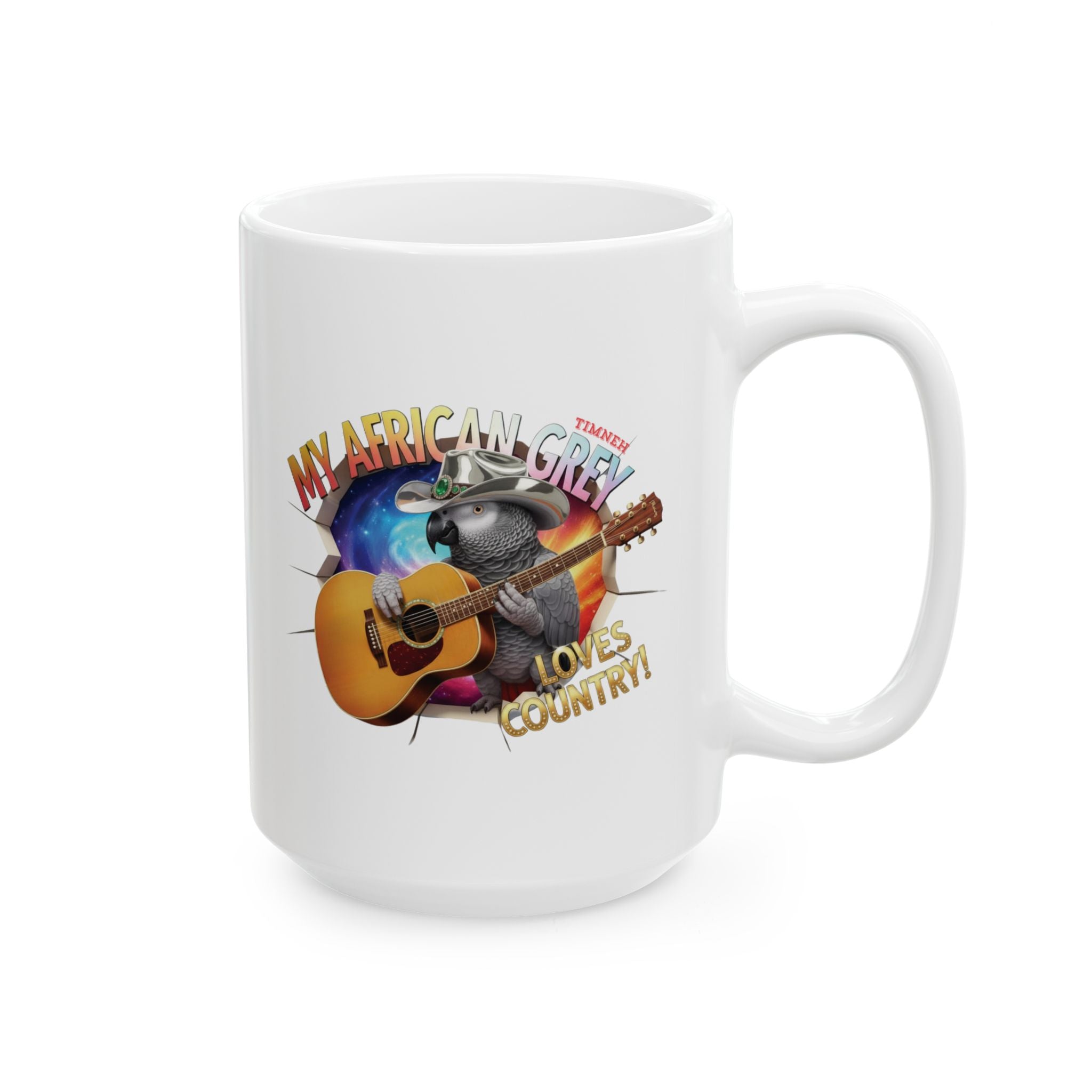 African Grey Timneh Loves Country Mug