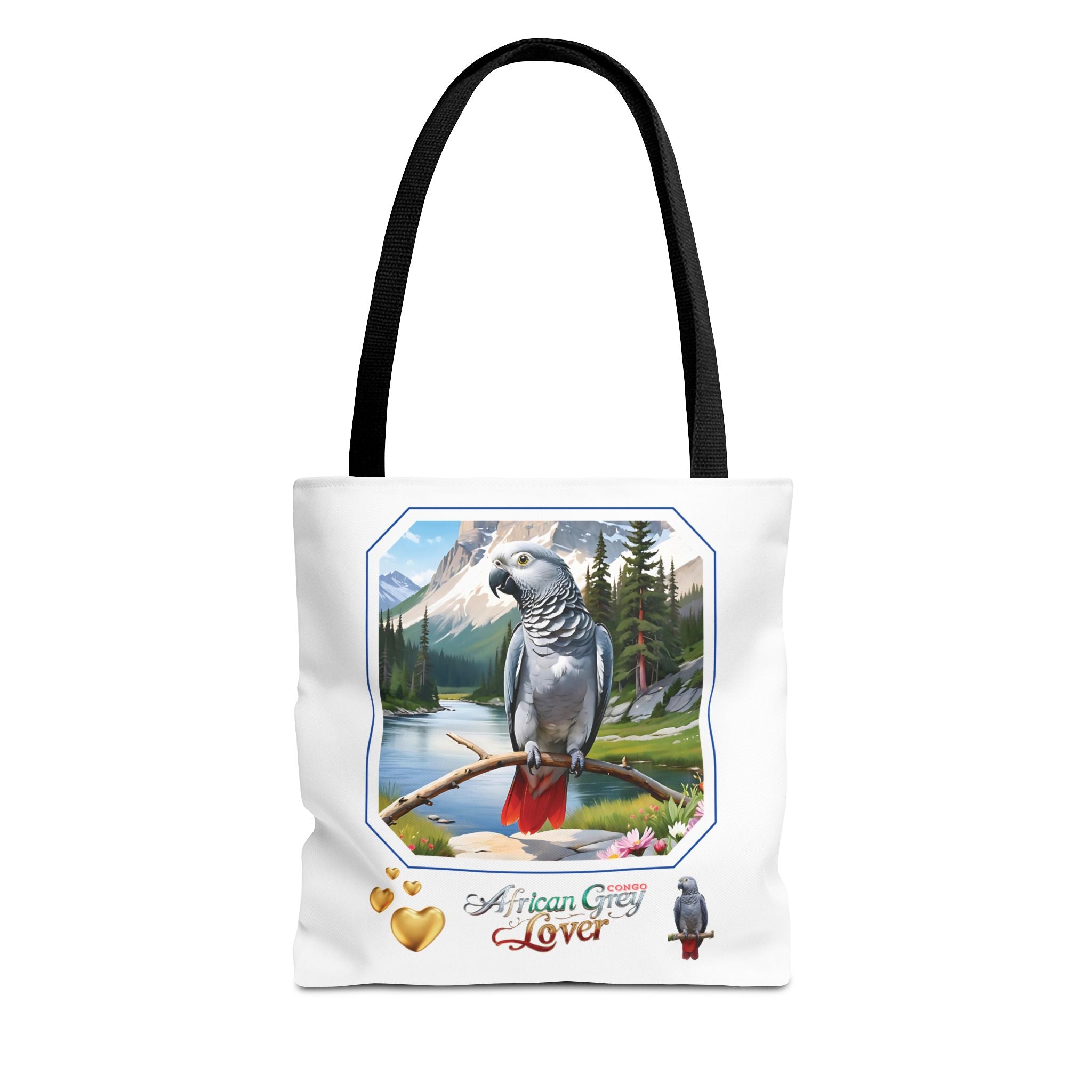 African Grey Parrot Tote Bag