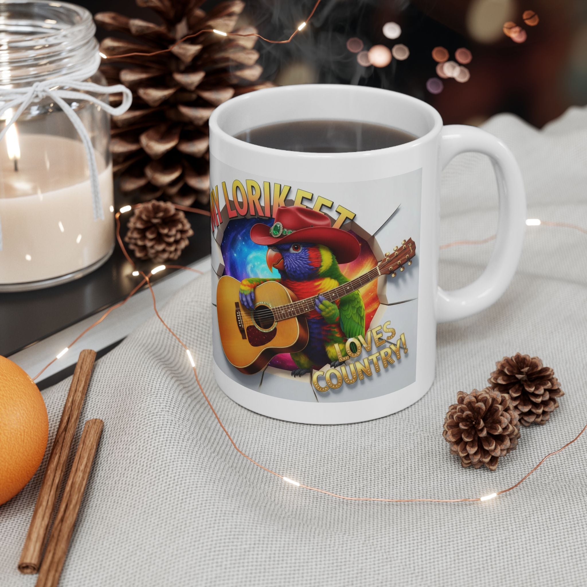 My Lorikeet Loves Country Mug