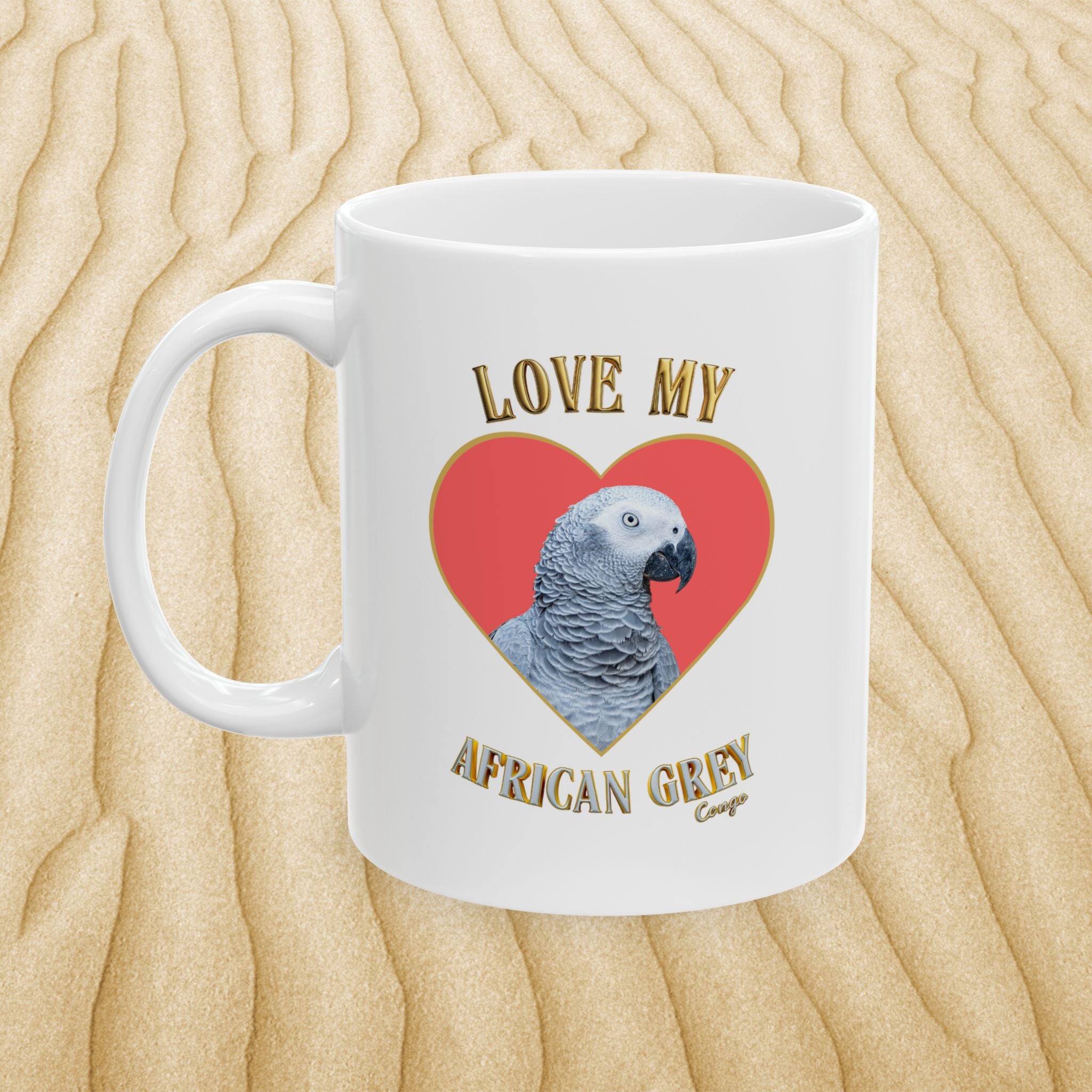 African Grey Congo Mug