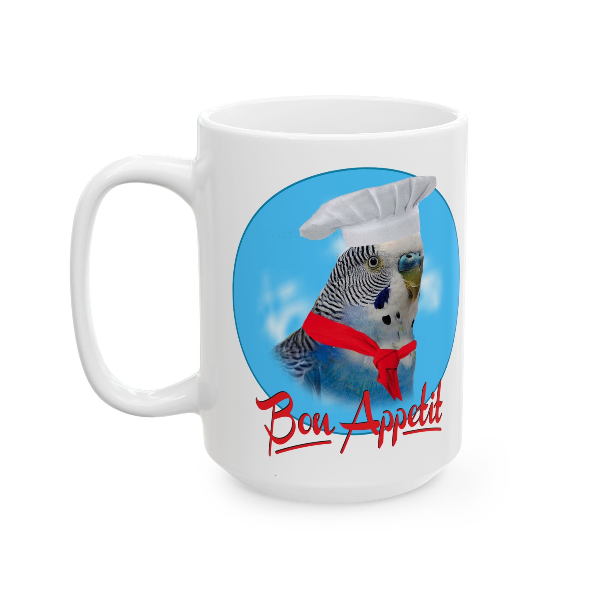 Blue Budgie Bon Appetit Mug