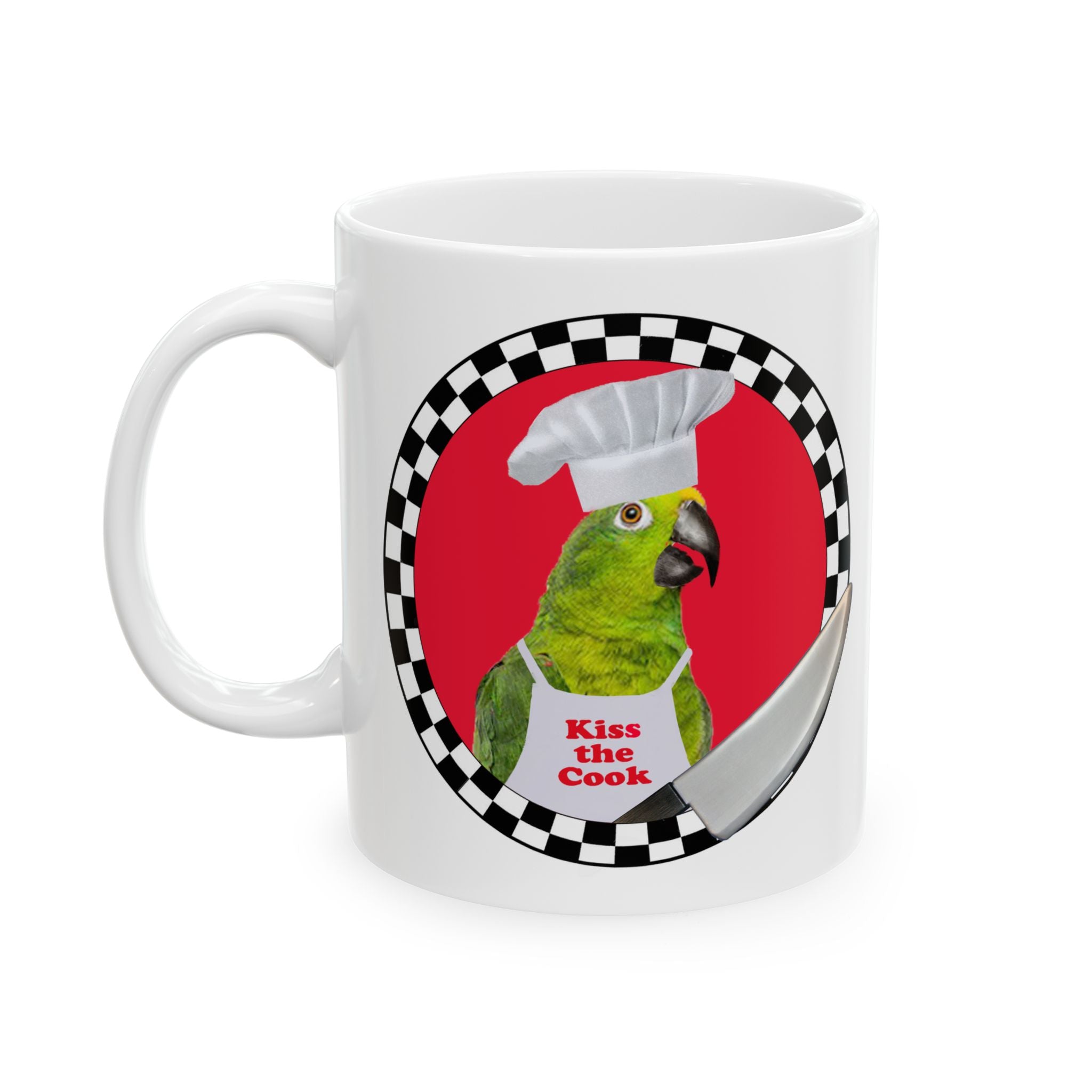 Kiss The Cook Amazon Mug