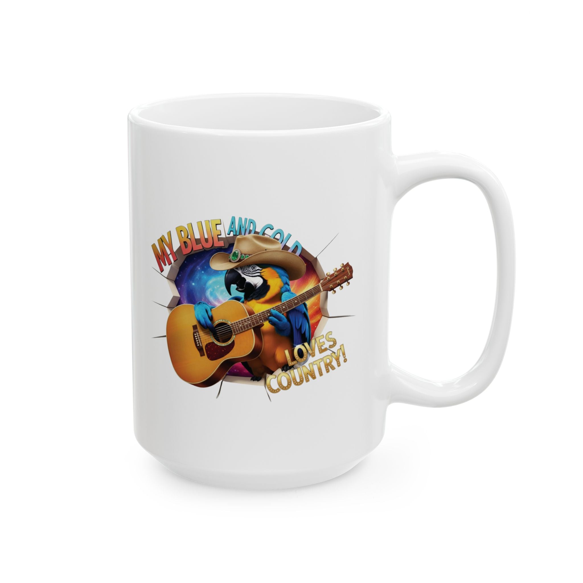 Blue & Gold Loves Country Mug