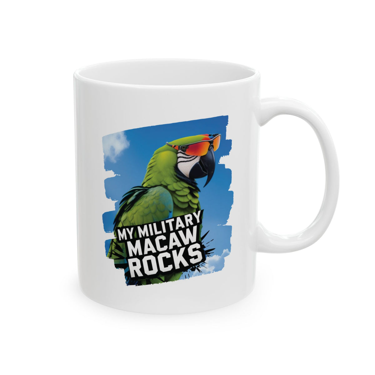My Military Macaw Rocks Mug