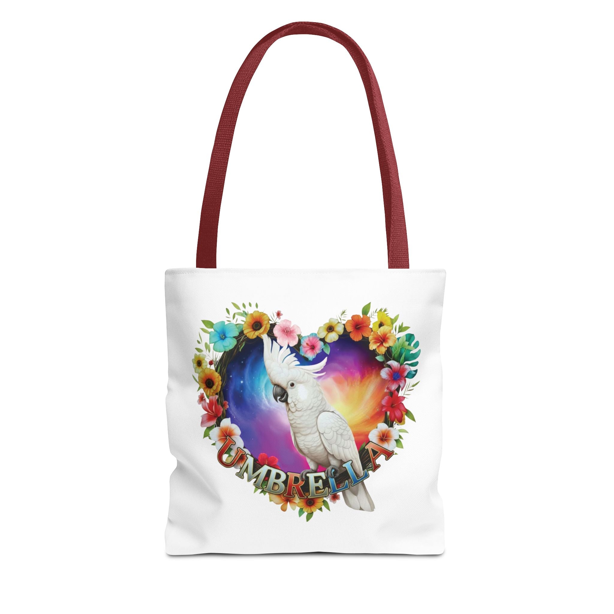 Colorful Umbrella Cockatoo Tote Bag
