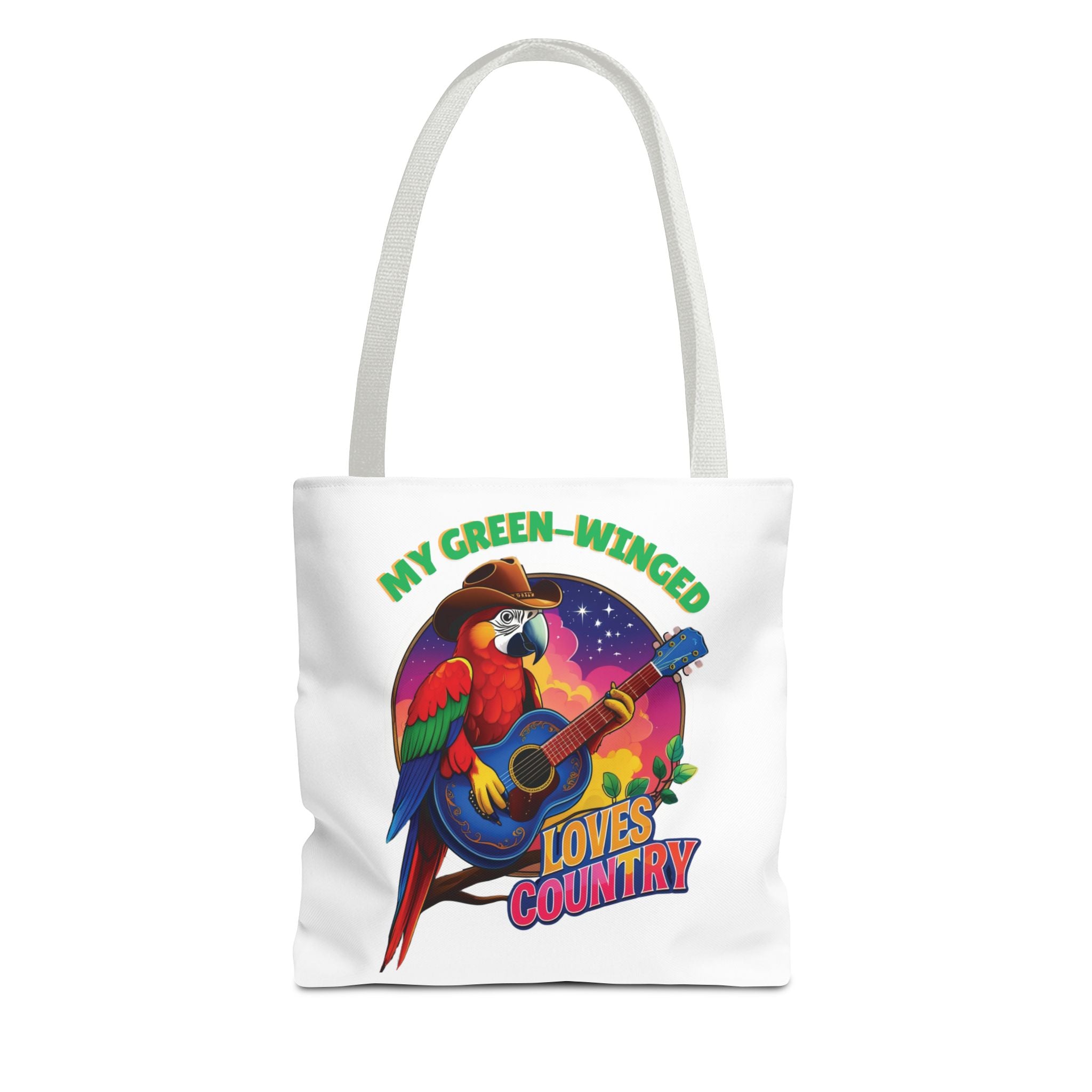Green Winged Loves Country Tote Bag