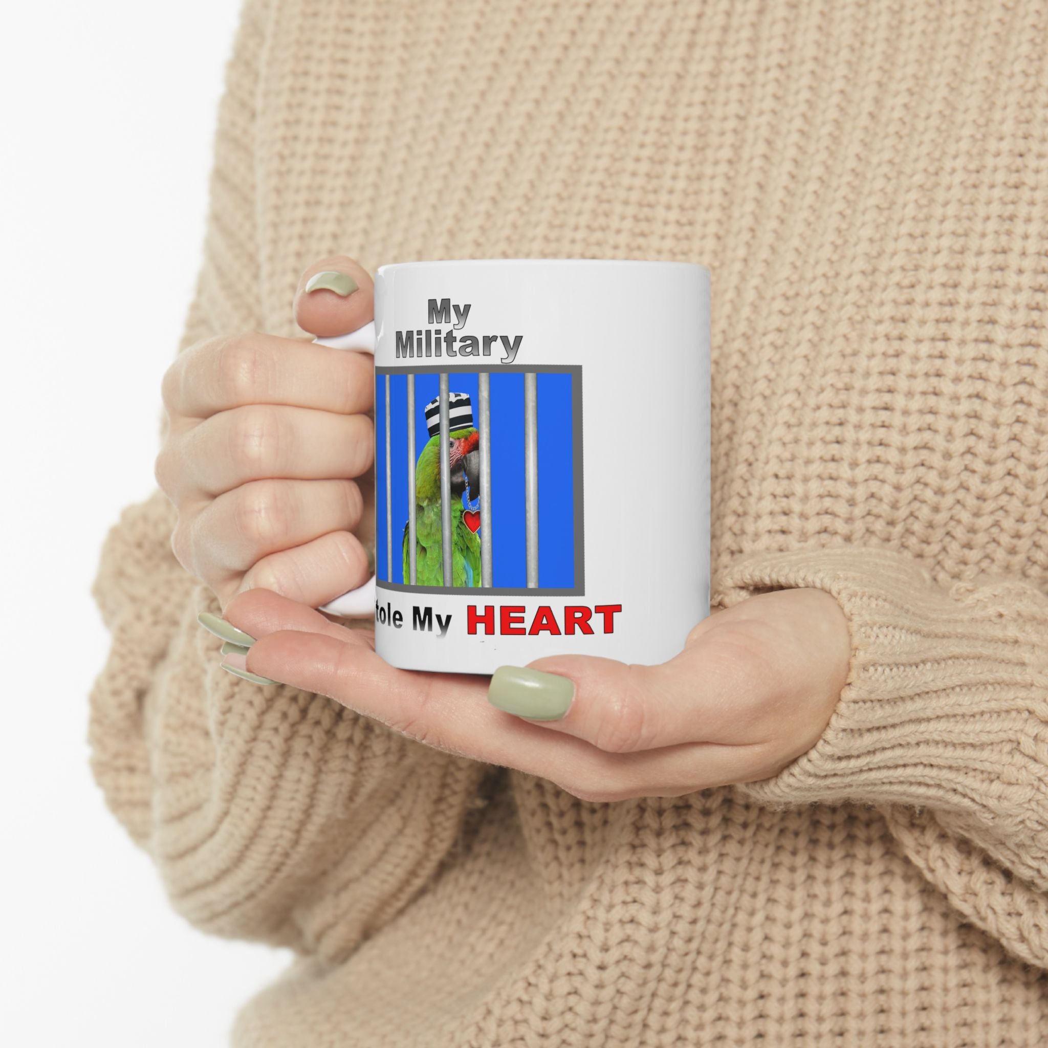 My Military Stole My Heart Jailbird Mug