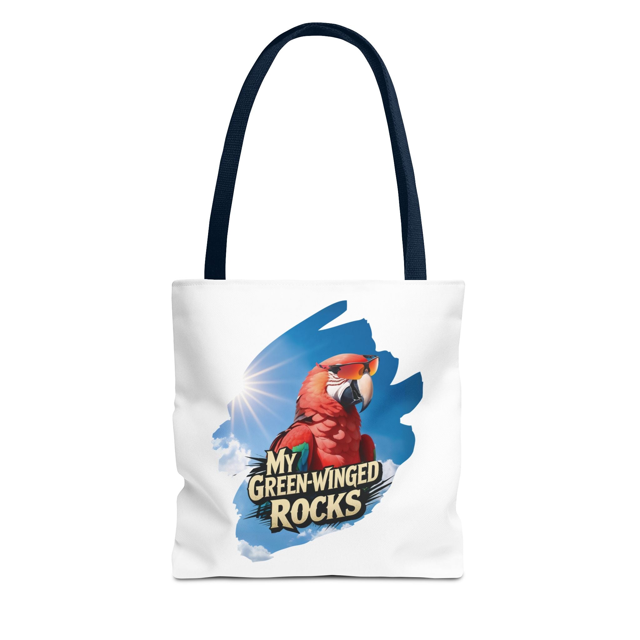 My Green Winged Rocks Tote Bag