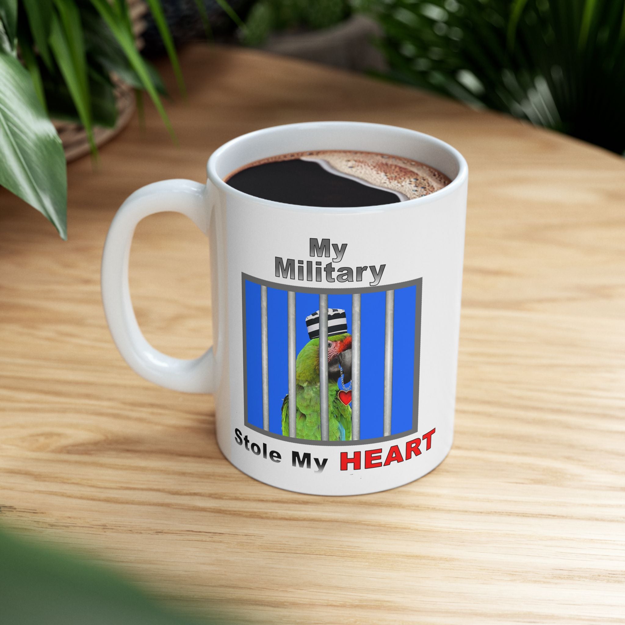 My Military Stole My Heart Jailbird Mug