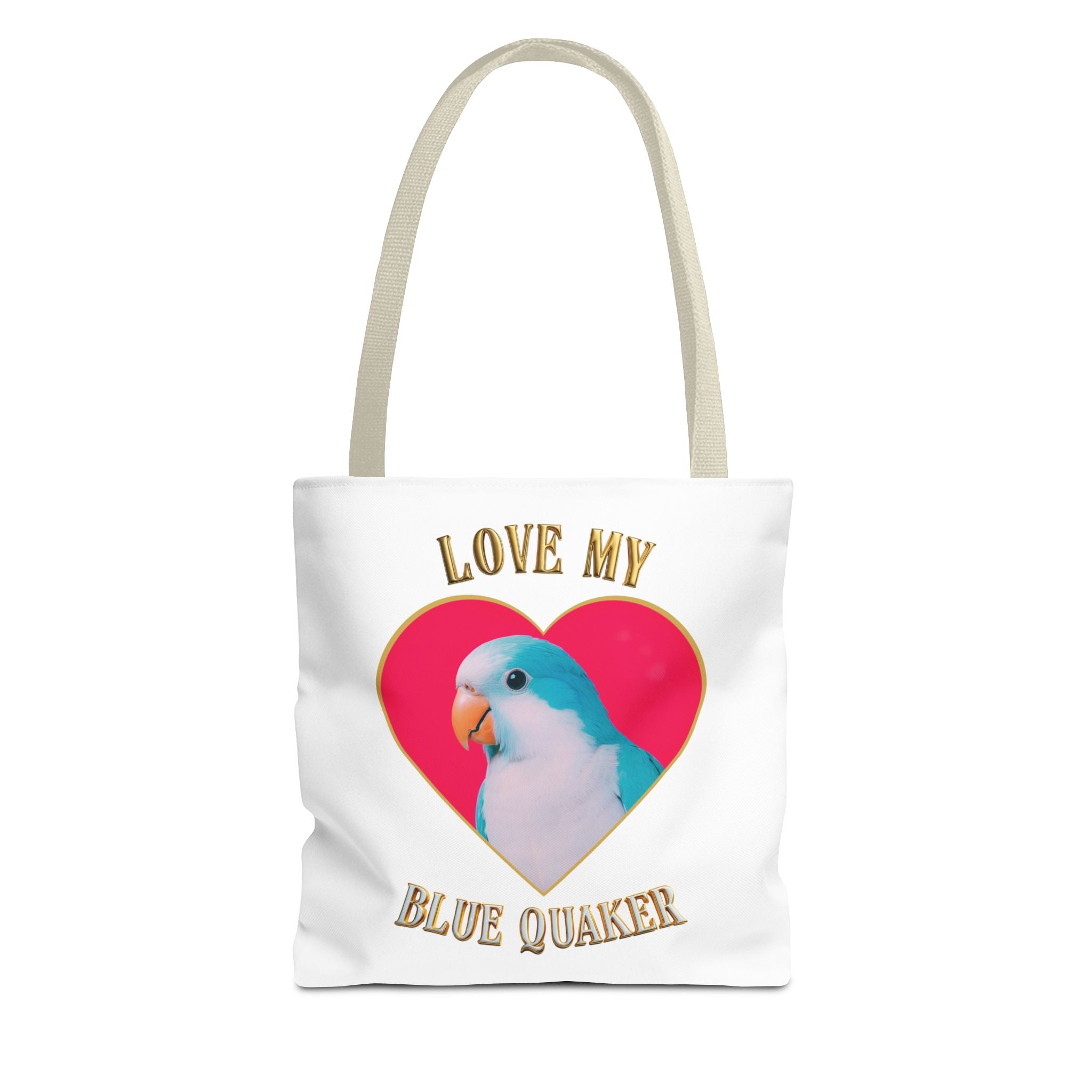 Love My Blue Quaker Heart Tote Bag