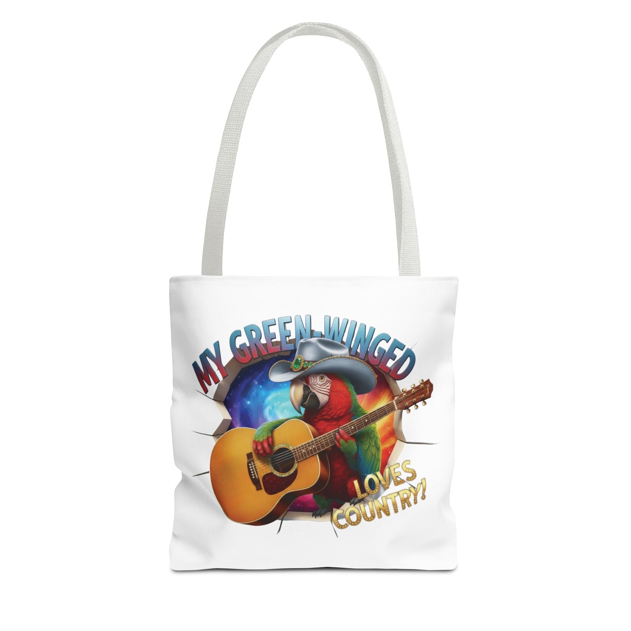 My Green Winged Loves Country Tote Bag