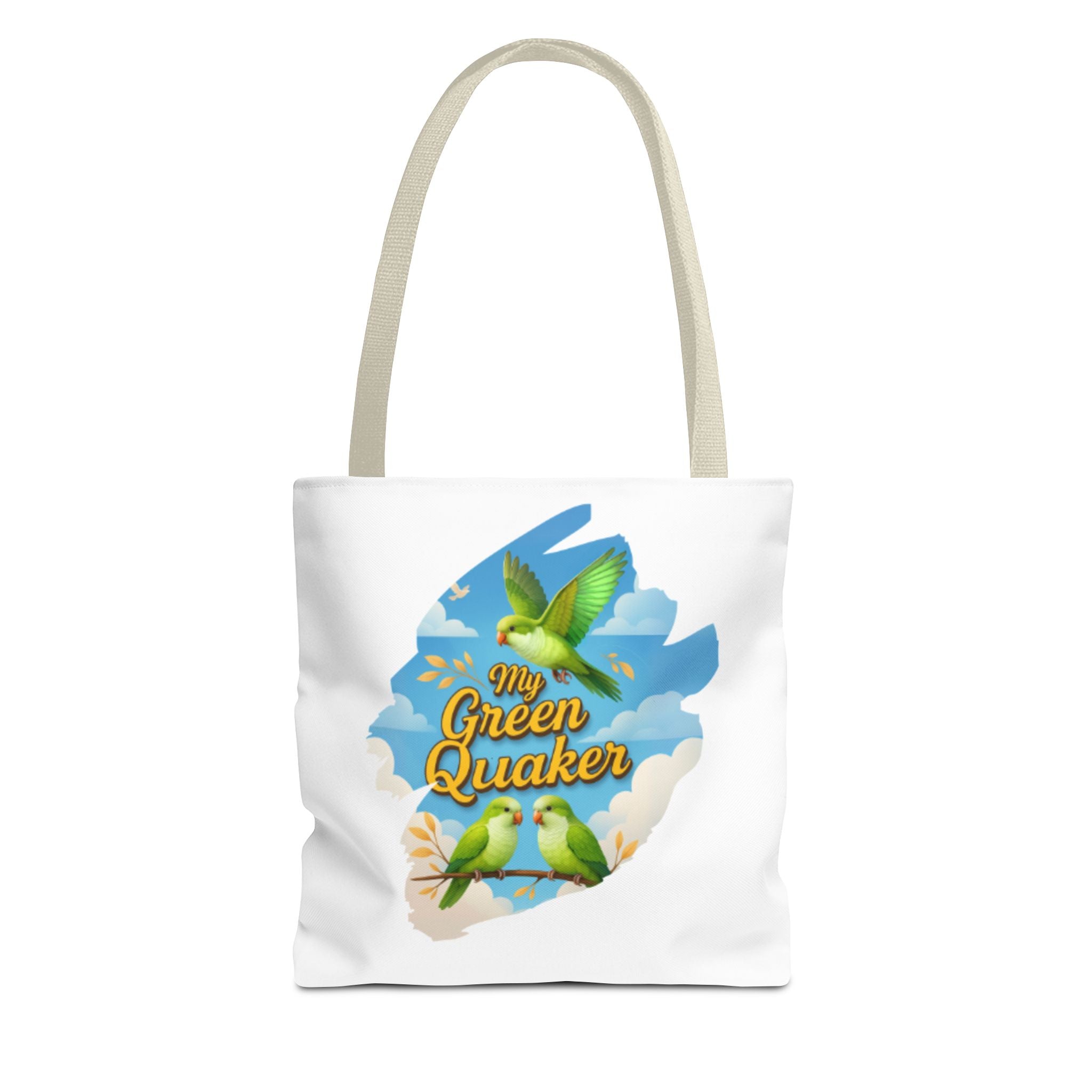 My Green Quaker Flying Tote Bag
