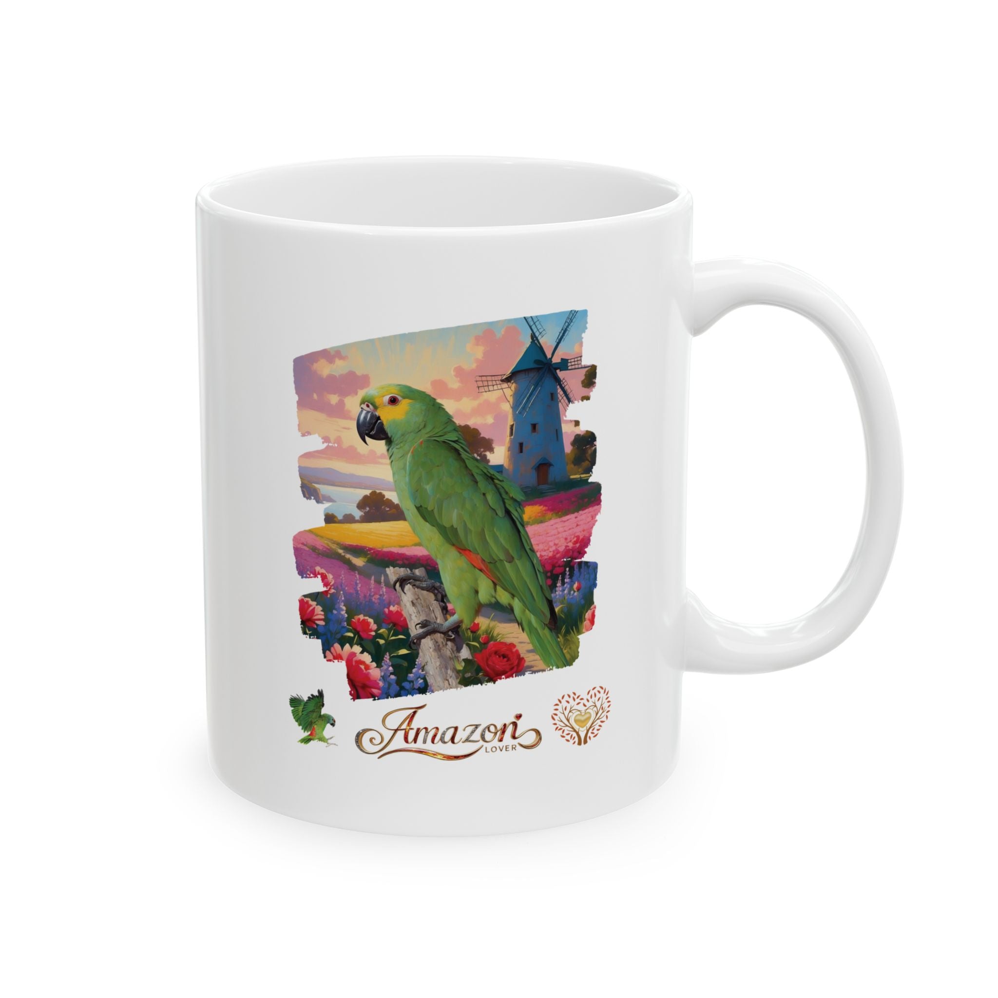 Amazon Lover Floral Scenic Mug