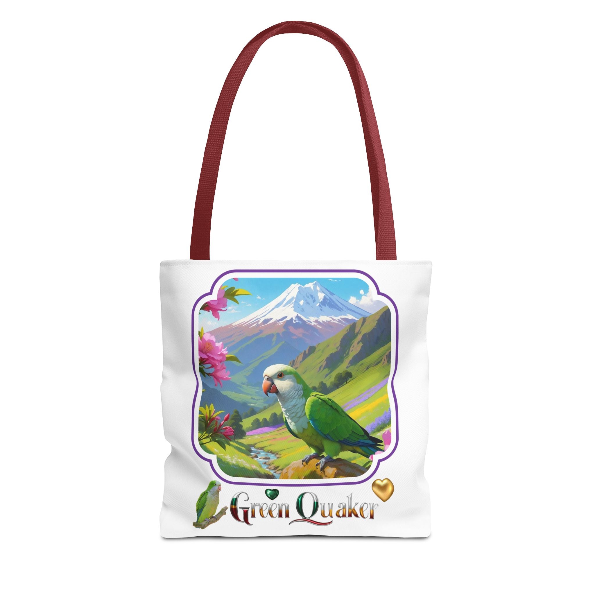 Mountain Green Quaker Tote Bag