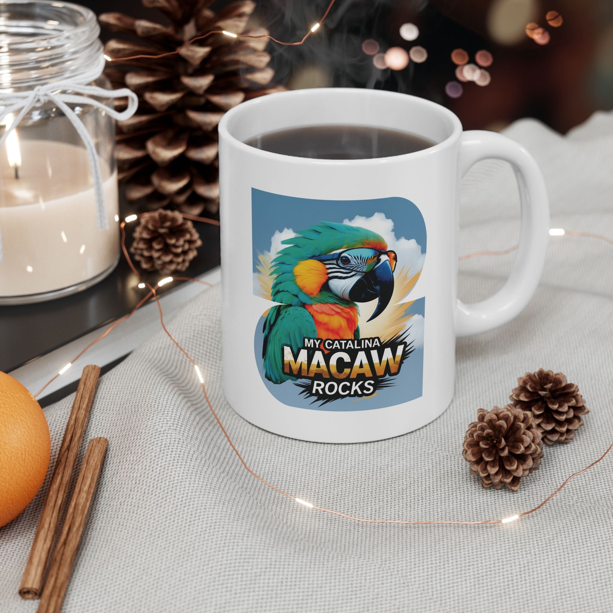 My Catalina Macaw Rocks Mug
