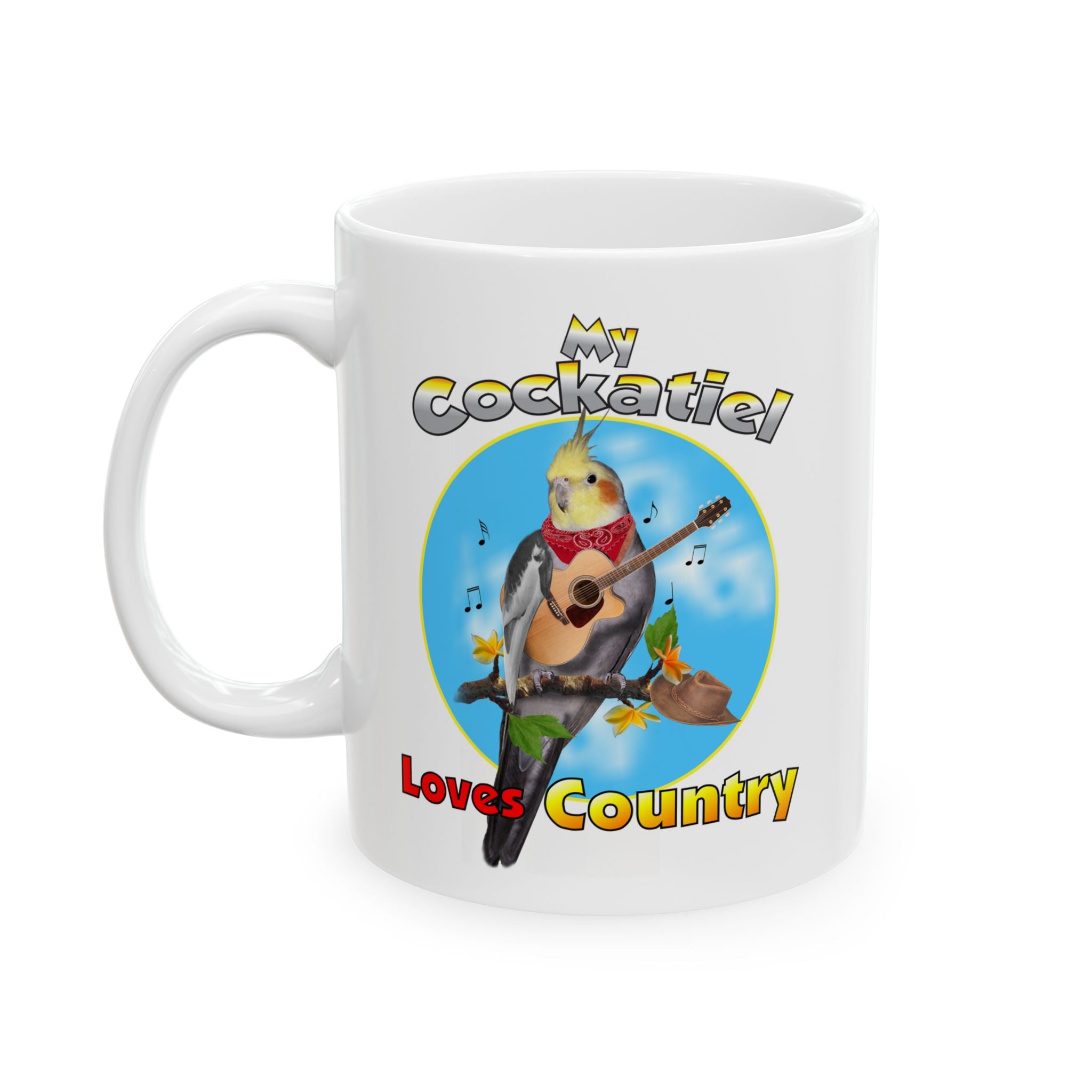 My Cockatiel Loves Country Mug