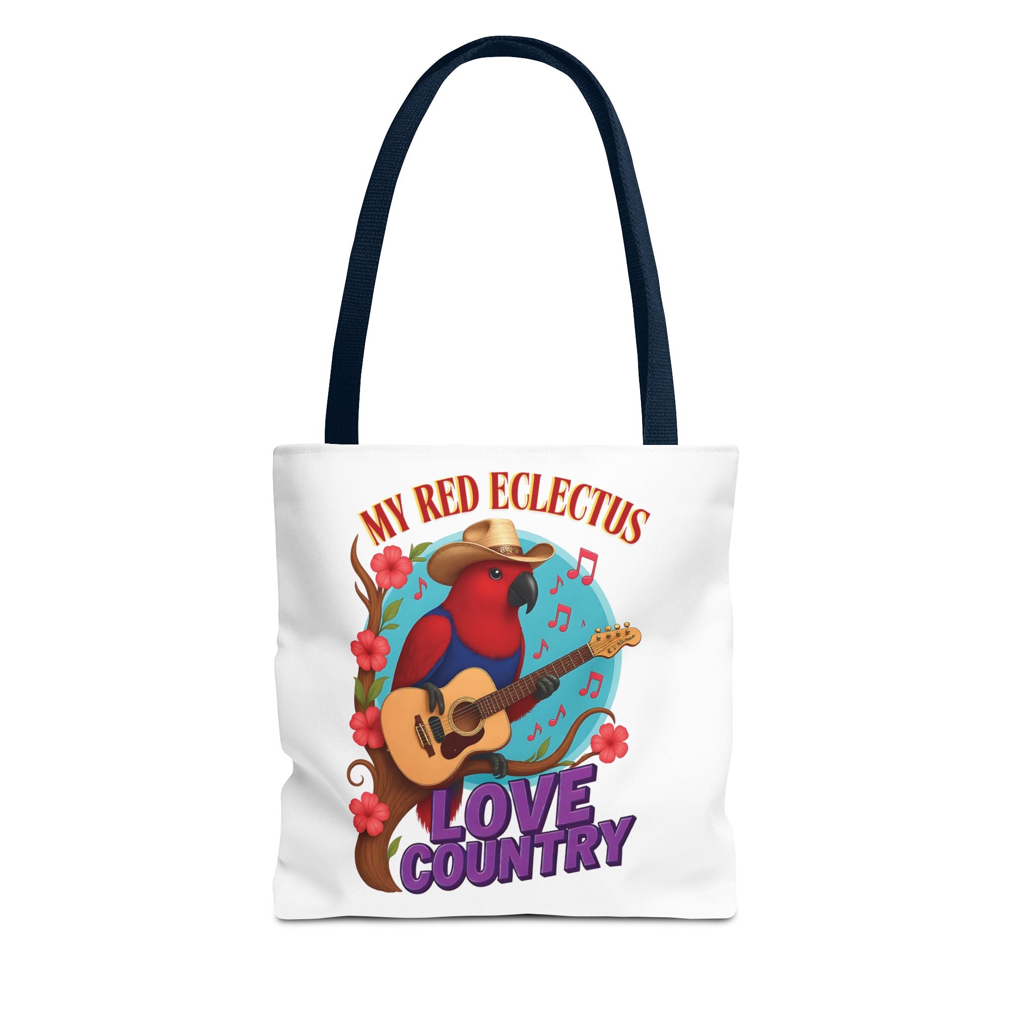 Red Eclectus Tote Bag