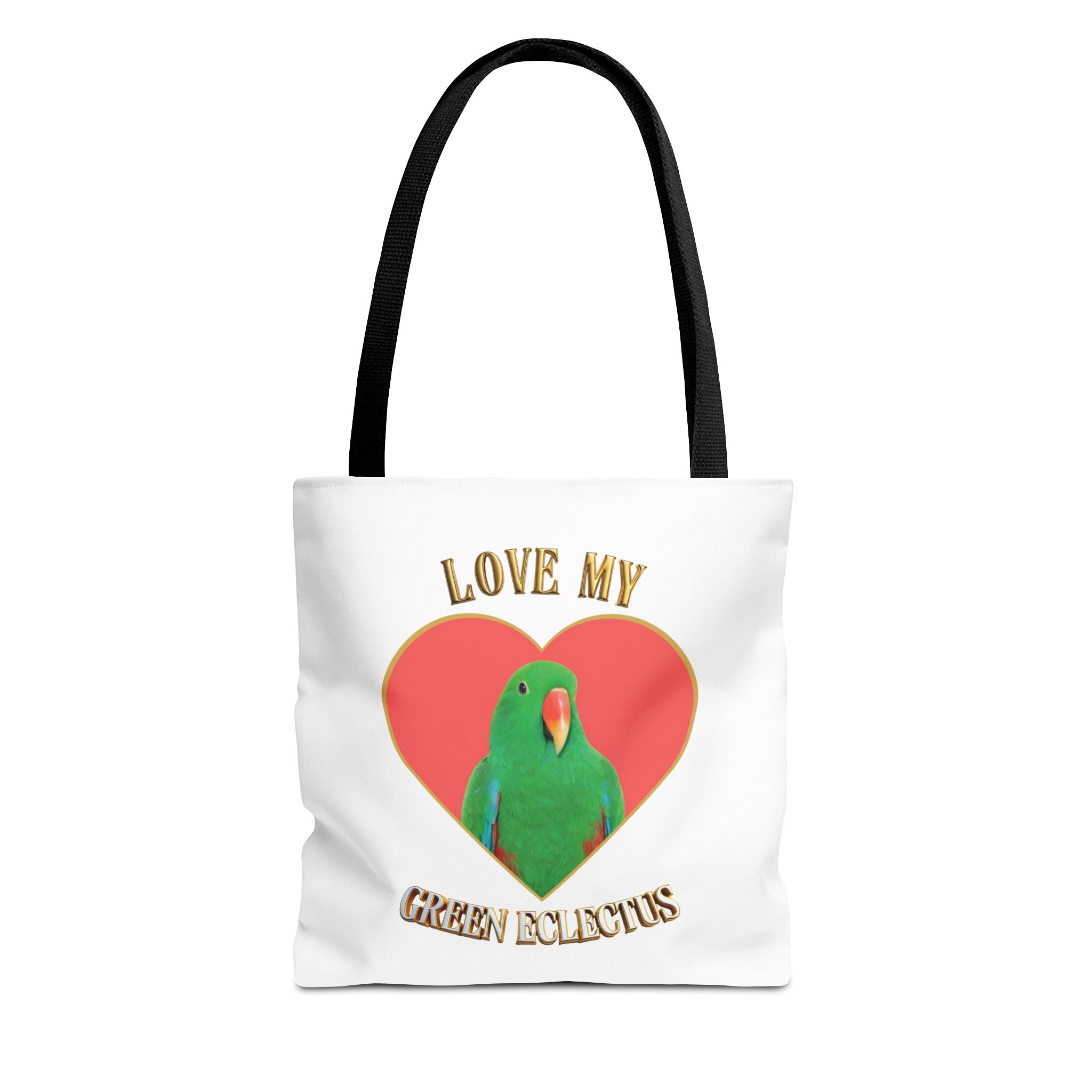 Green Eclectus Tote Bag