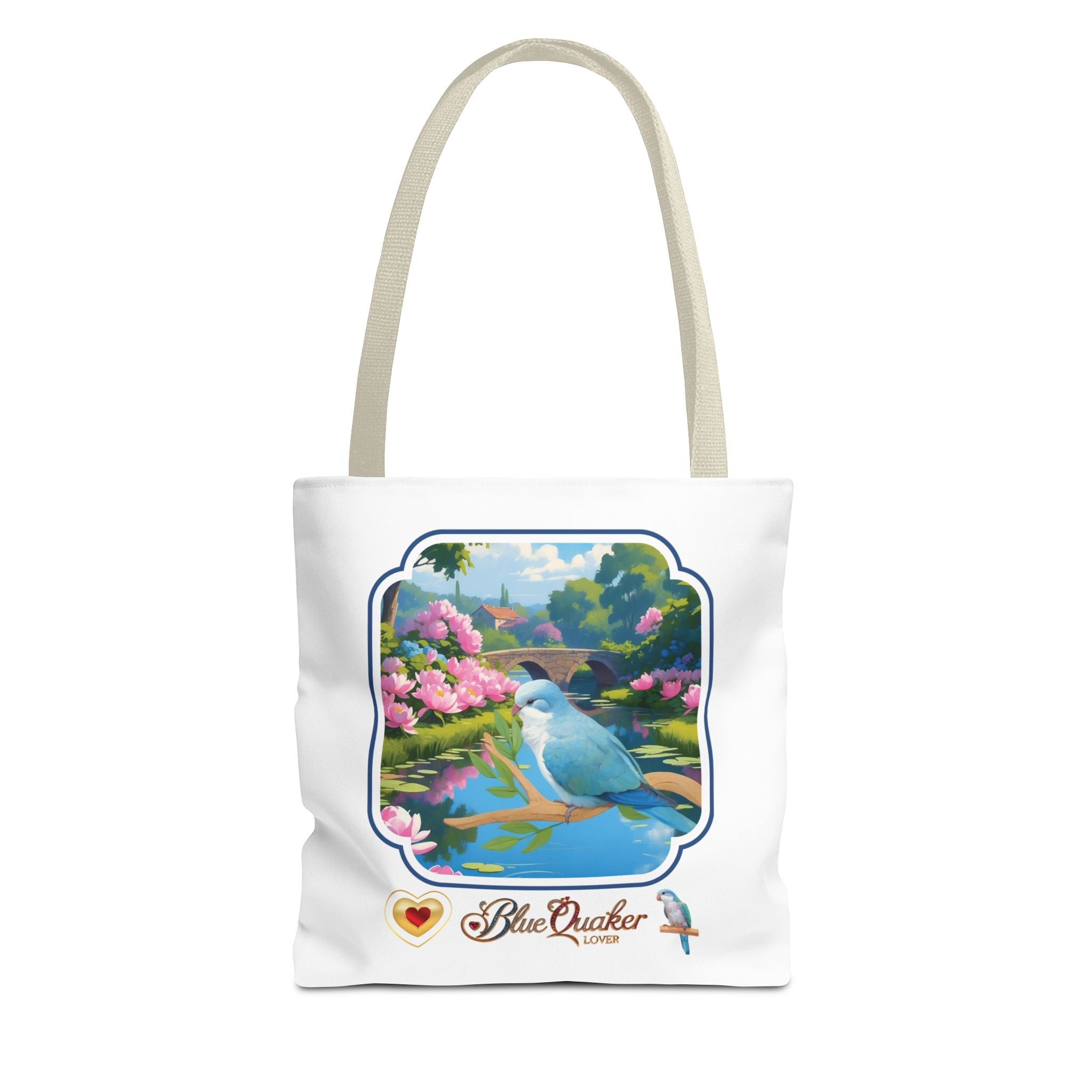 Blue Quaker Lover Lake Tote Bag