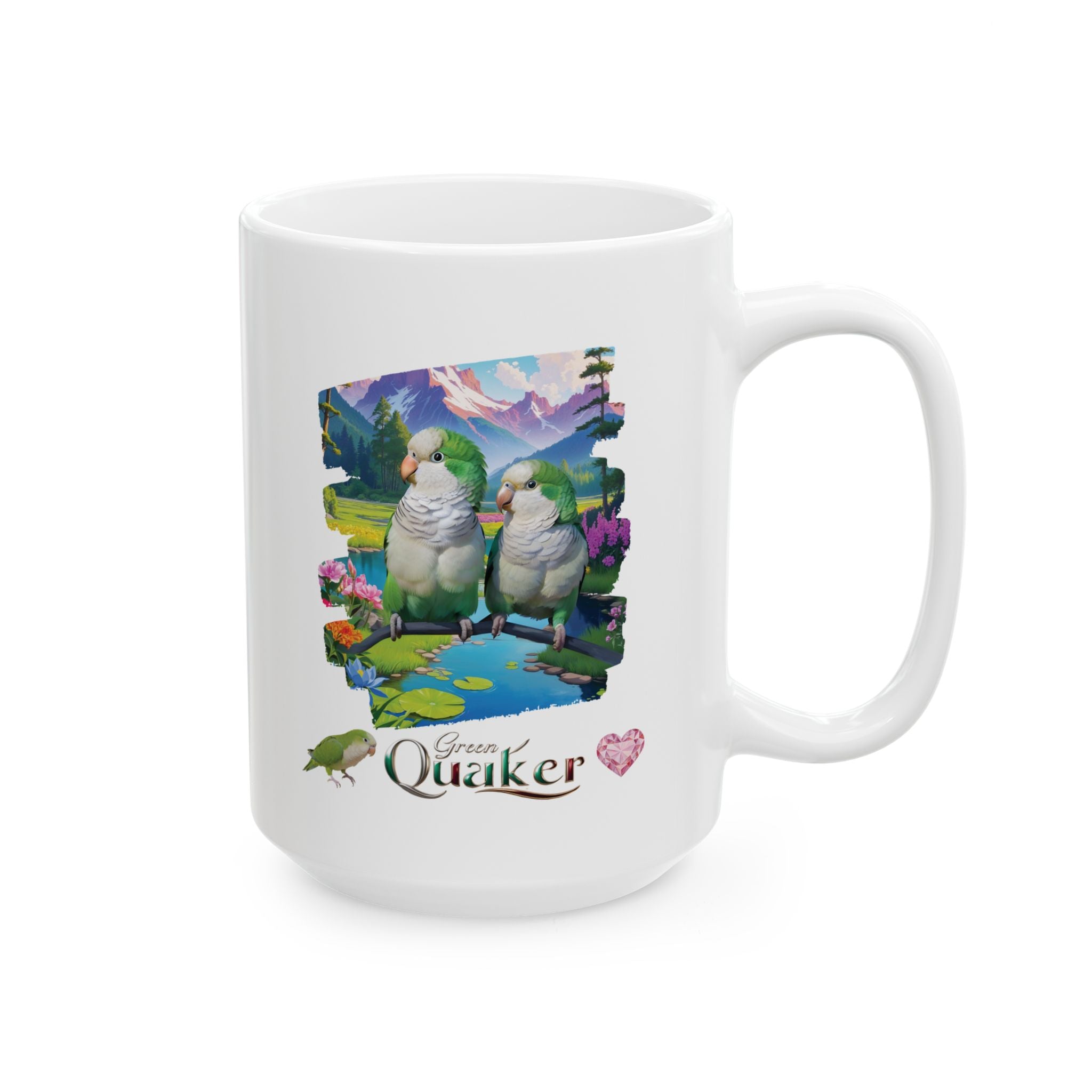 Green Quaker Nature Mug