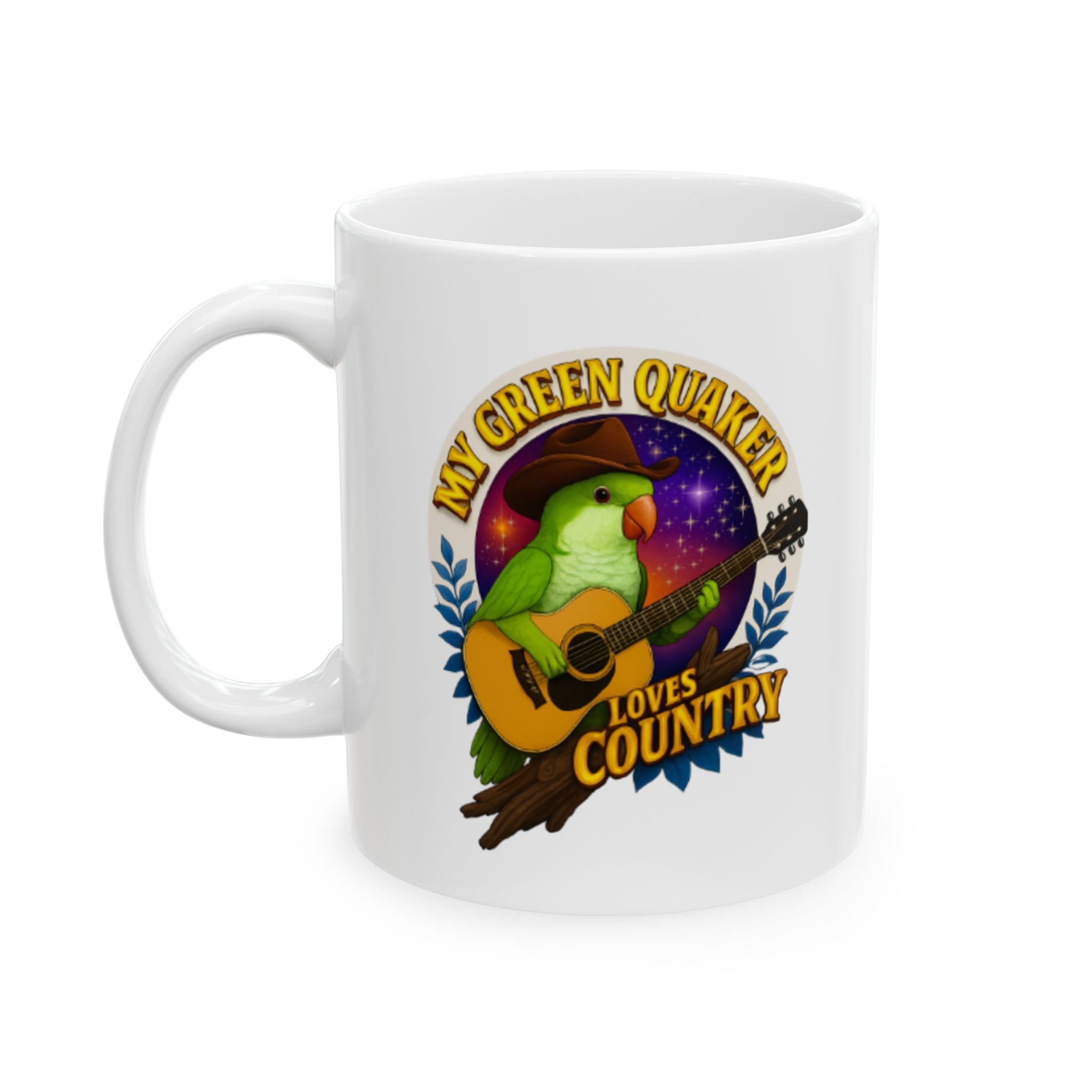 Green Quaker Loves Country Mug