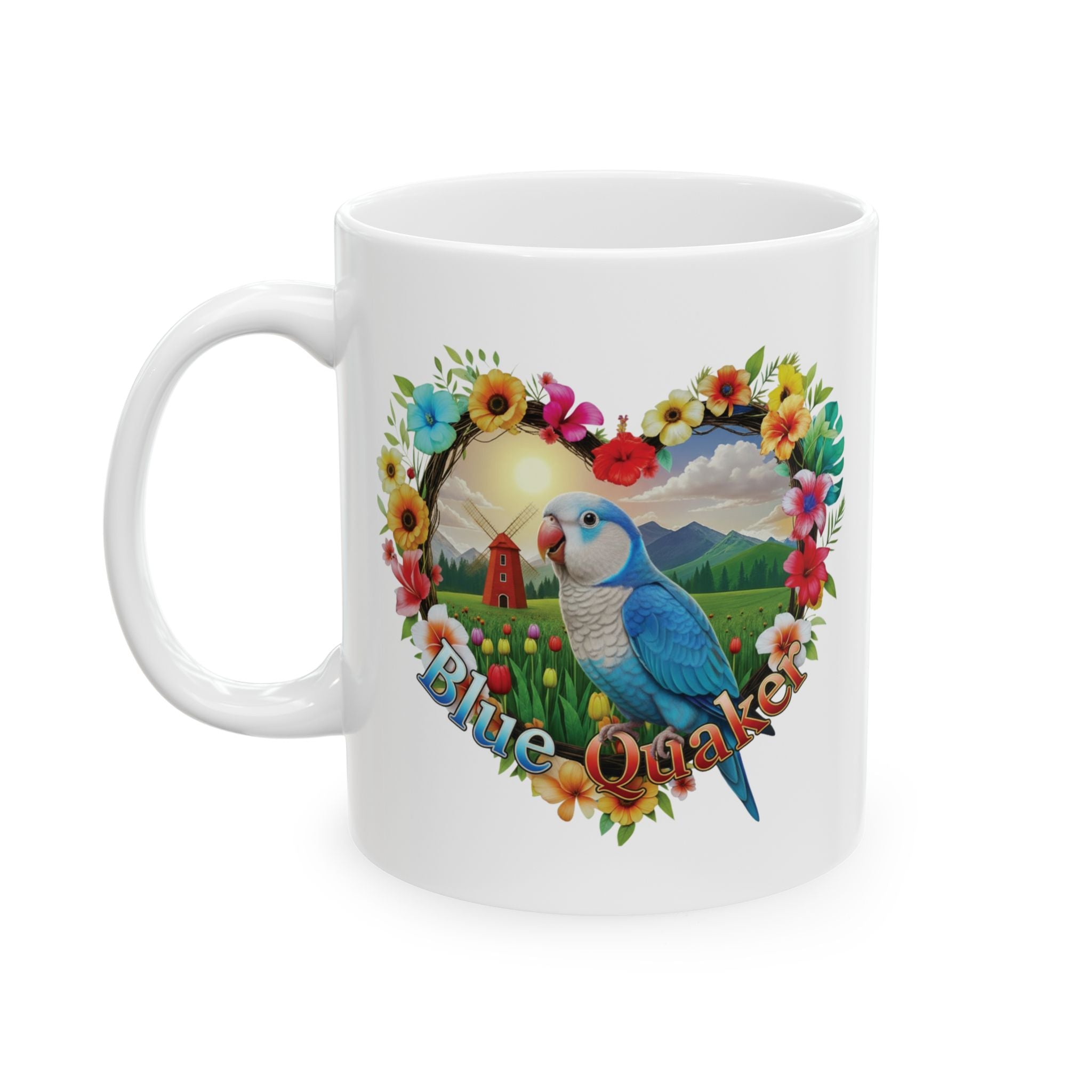 Blue Quaker Nature Mug