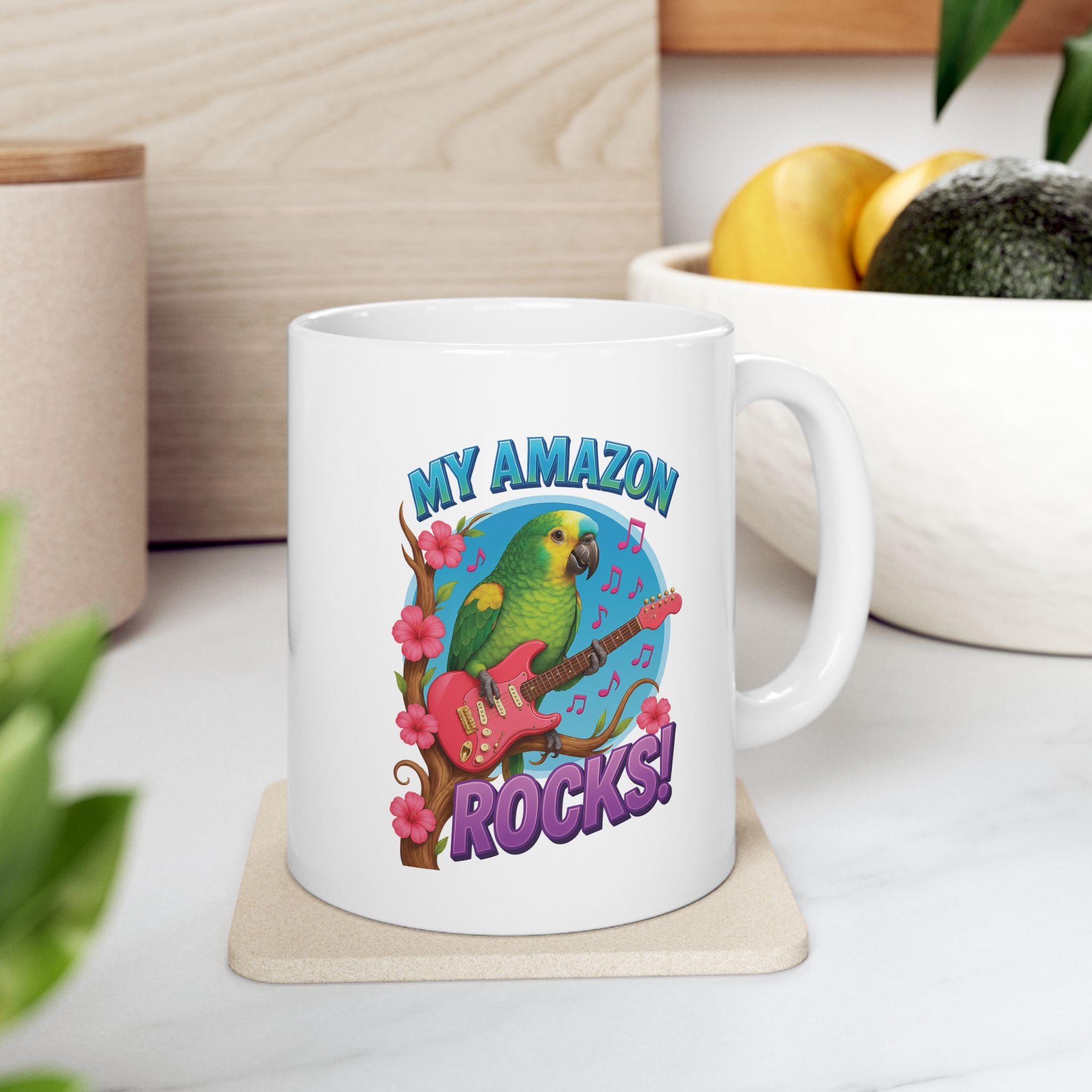 My Amazon Rocks Guitar Mug