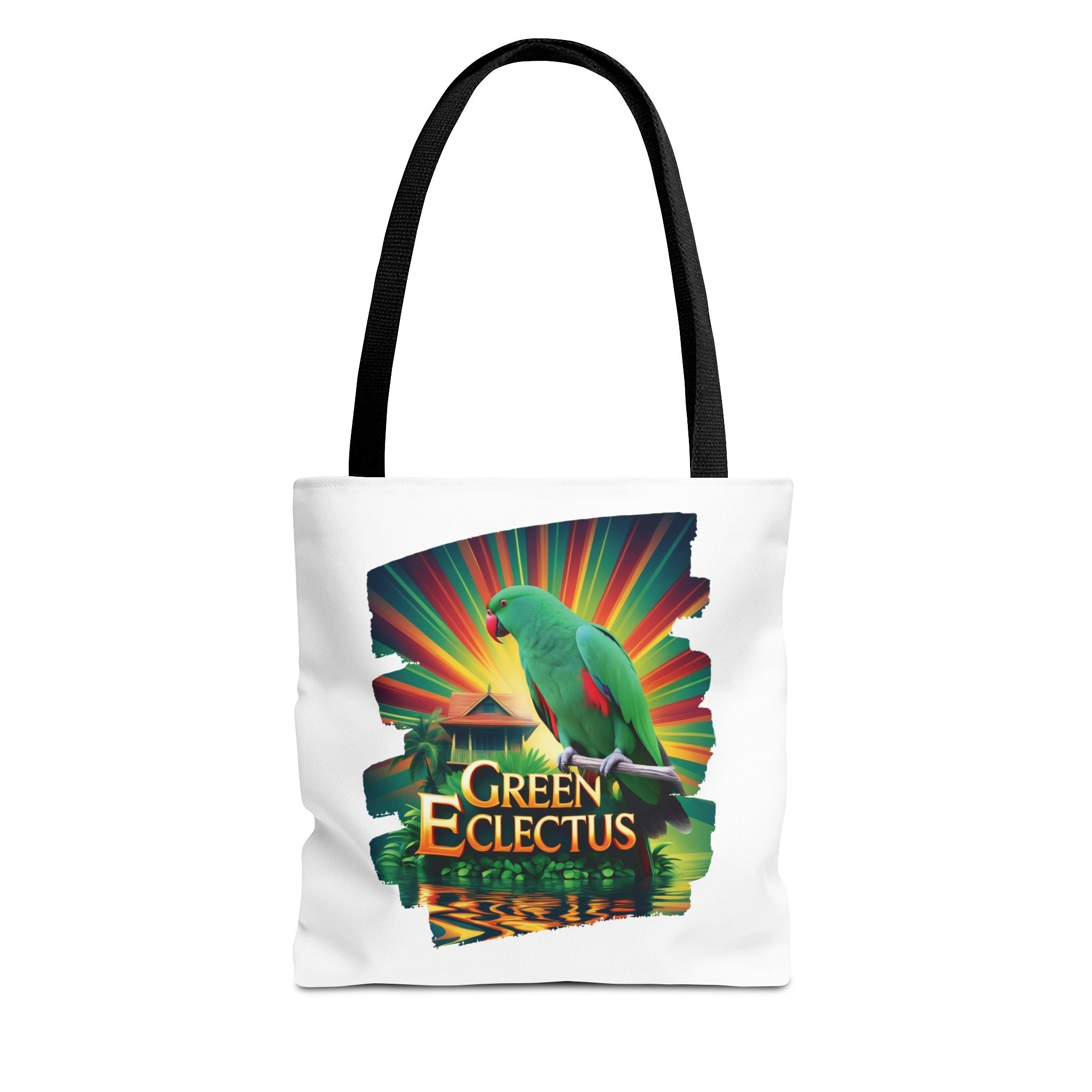 Green Eclectus Tote Bag