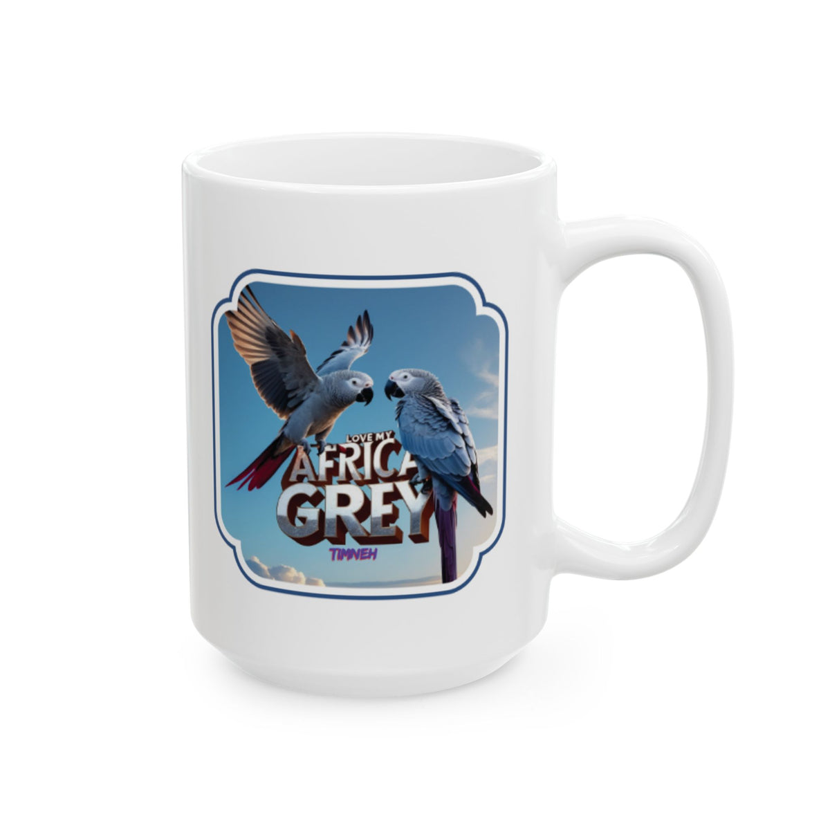 Love My African Grey Timneh Mug