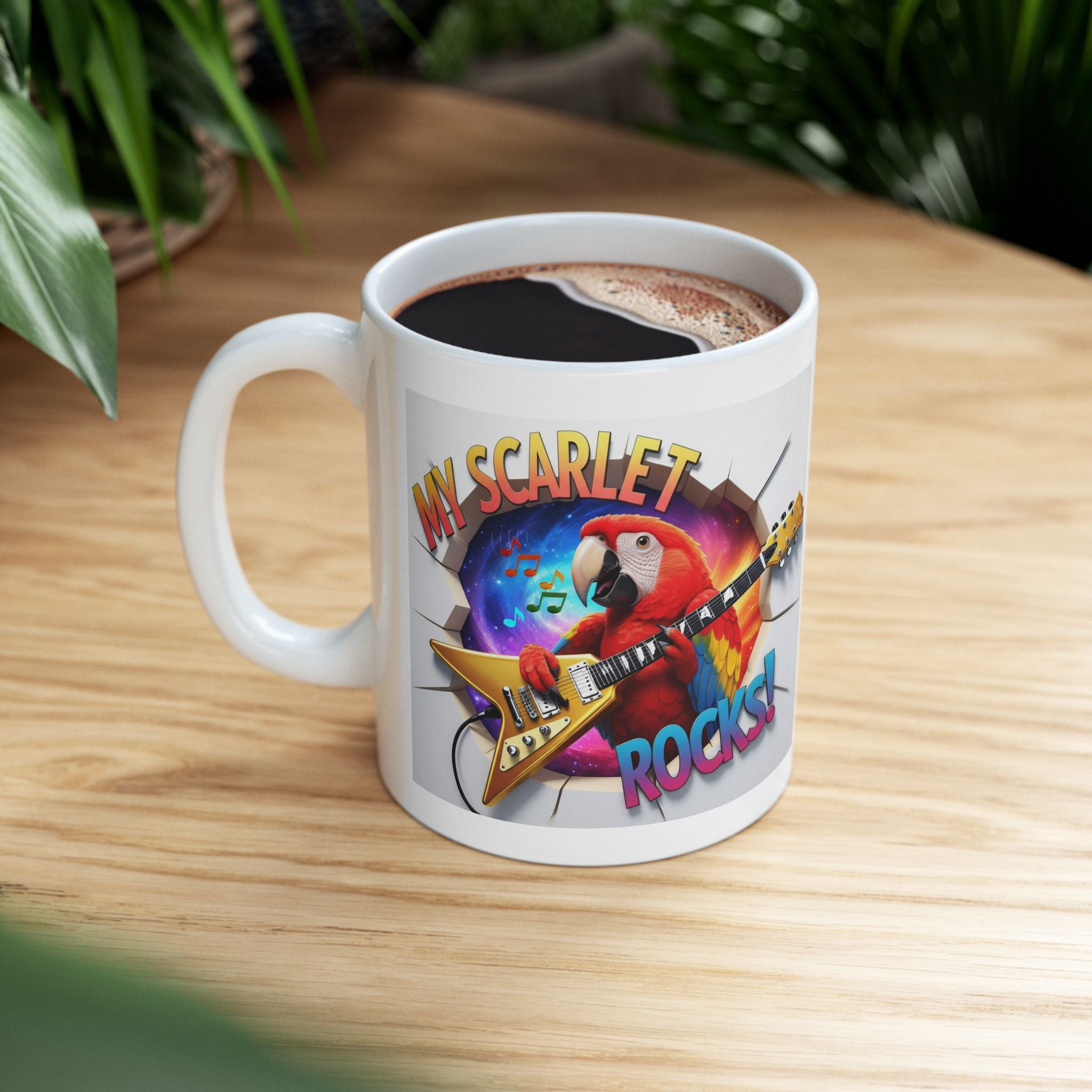 My Scarlet Rocks Guitar Mug