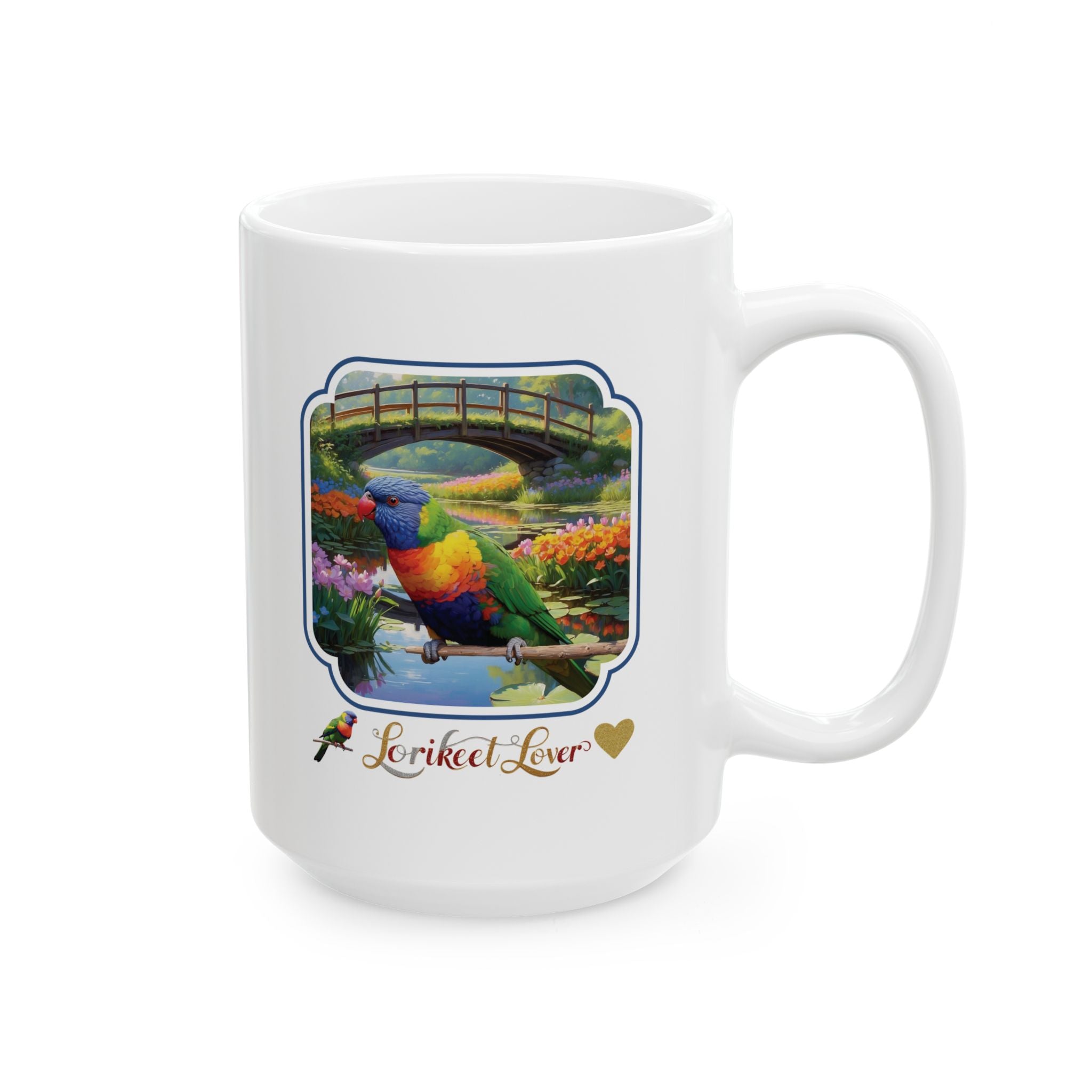 Lorikeet Lover Bridge Scenic Mug