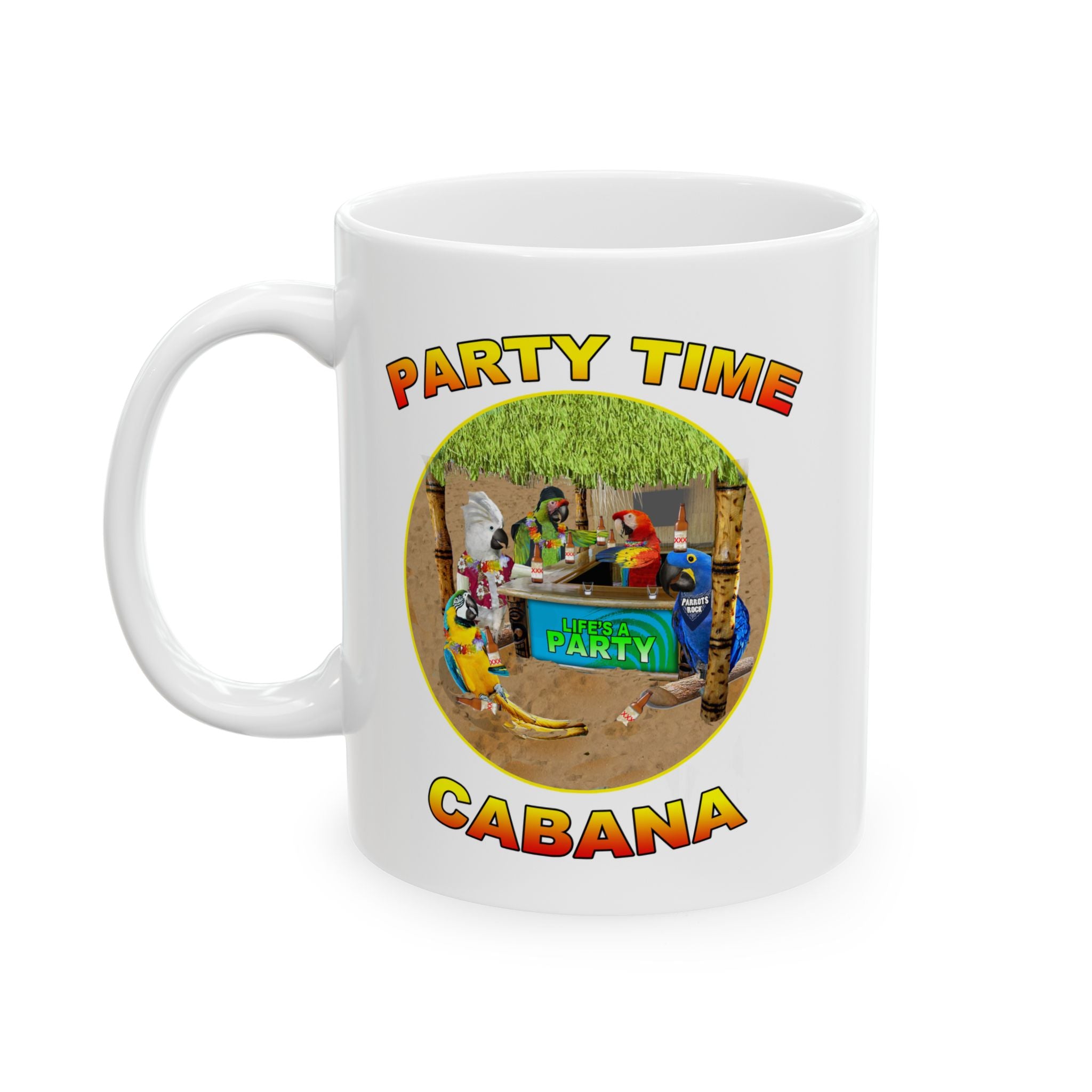 Party Time Cabana Hyacinth Mug