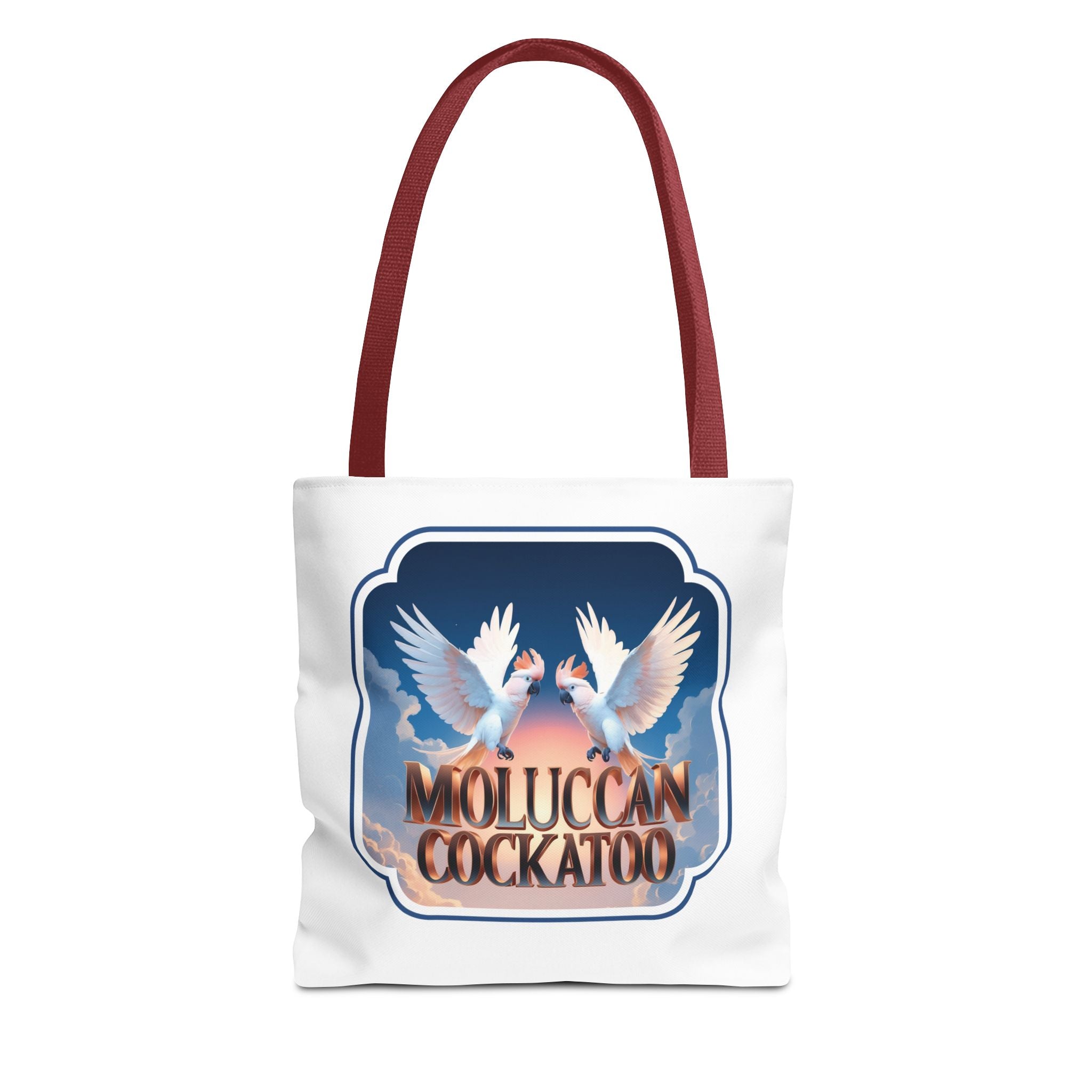 Moluccan Cockatoo Flying Tote Bag