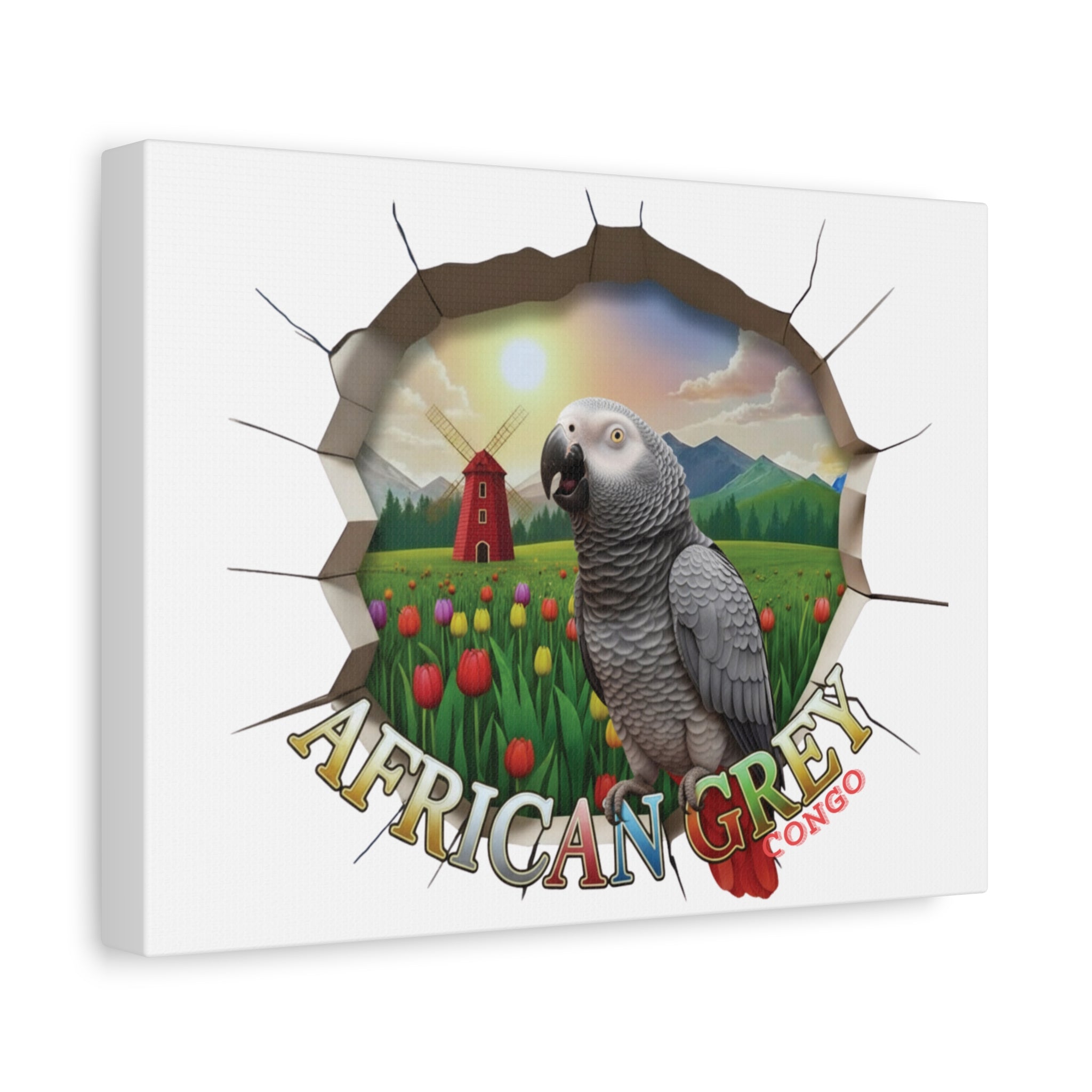 African Grey Congo Nature Wall-Hanging