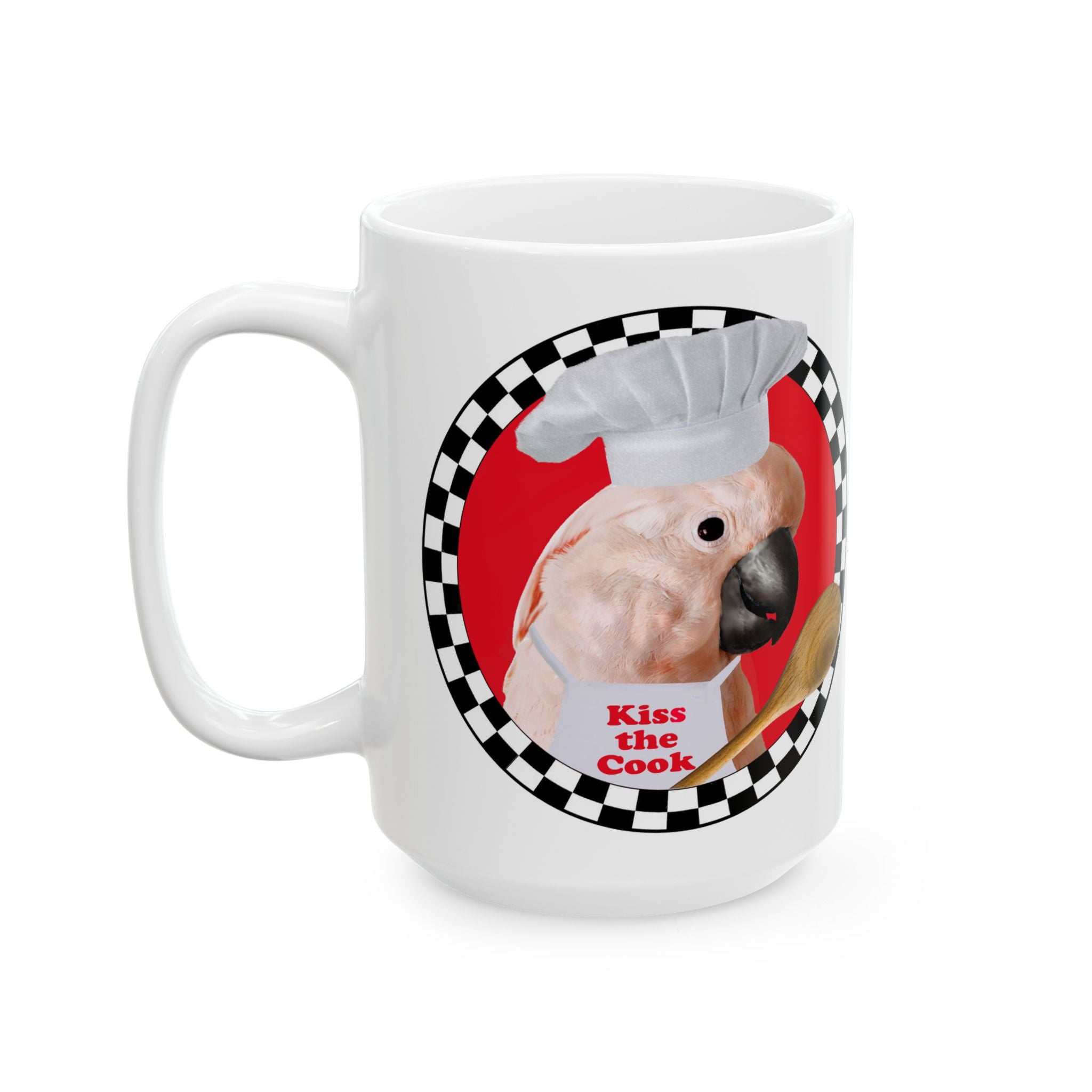 Kiss The Cook Spoon Moluccan Mug