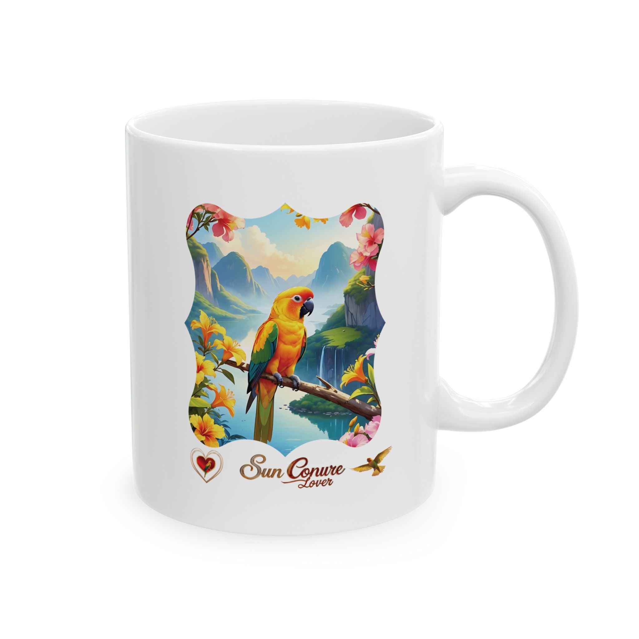 Sun Conure Lover Valley Mug
