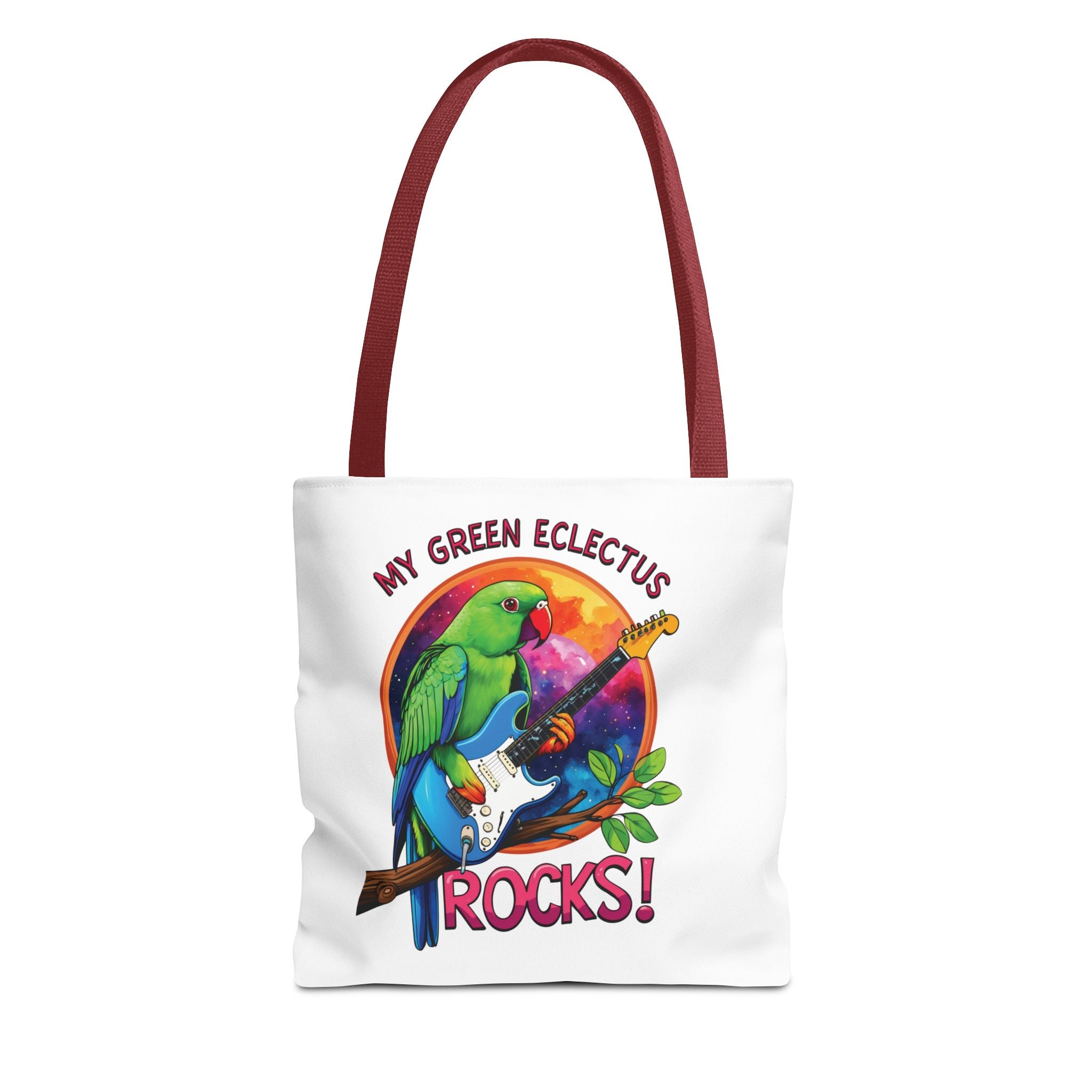 Green Eclectus Tote Bag