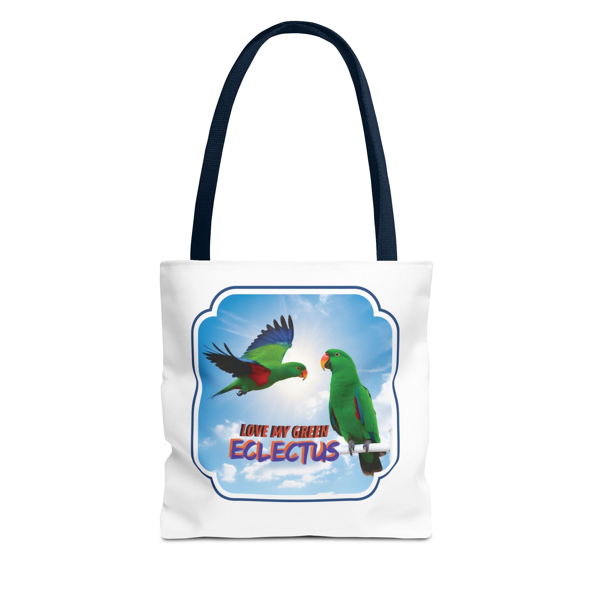 Love My Green Eclectus Tote Bag