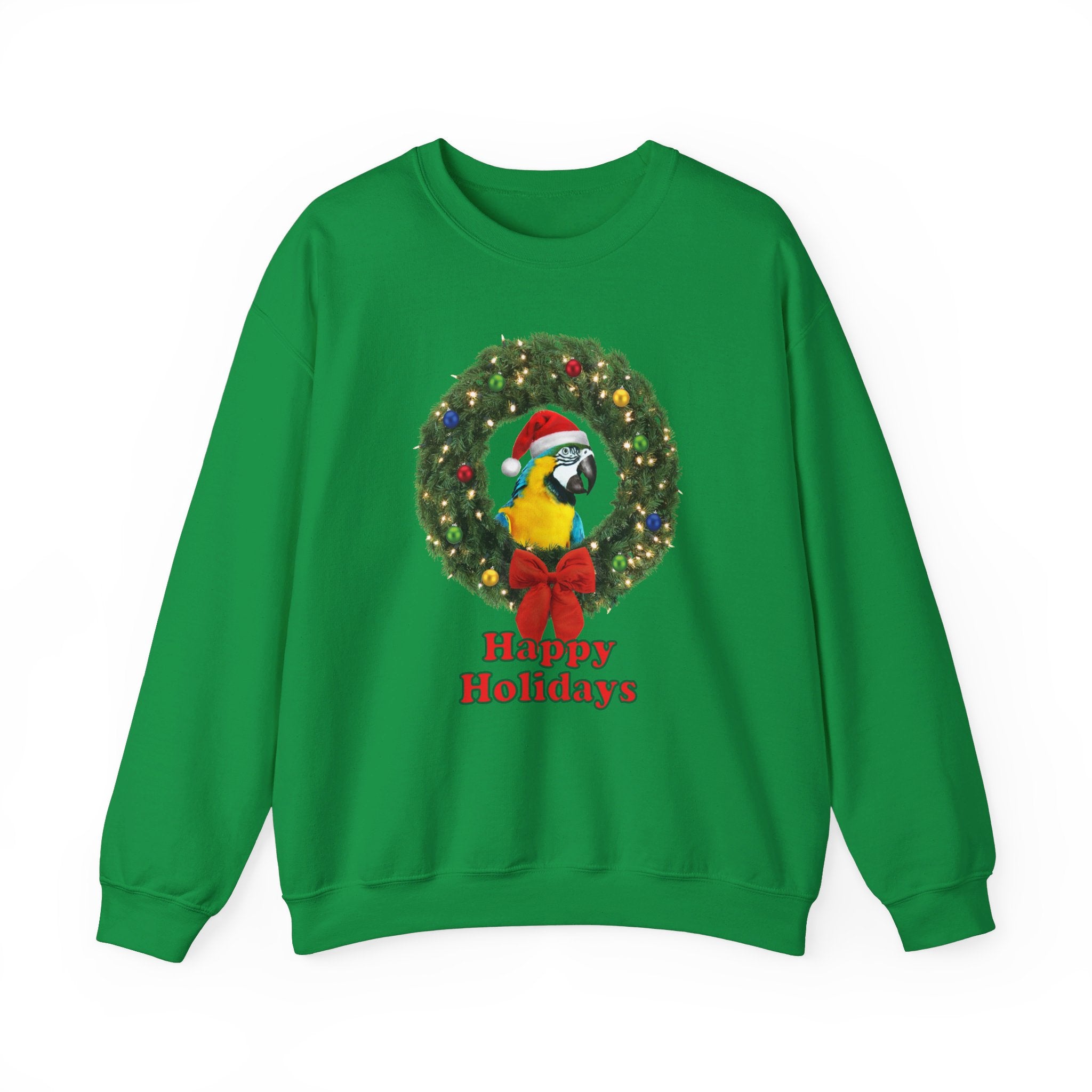 Happy Christmas Holidays Blue And Gold Sweatshirt