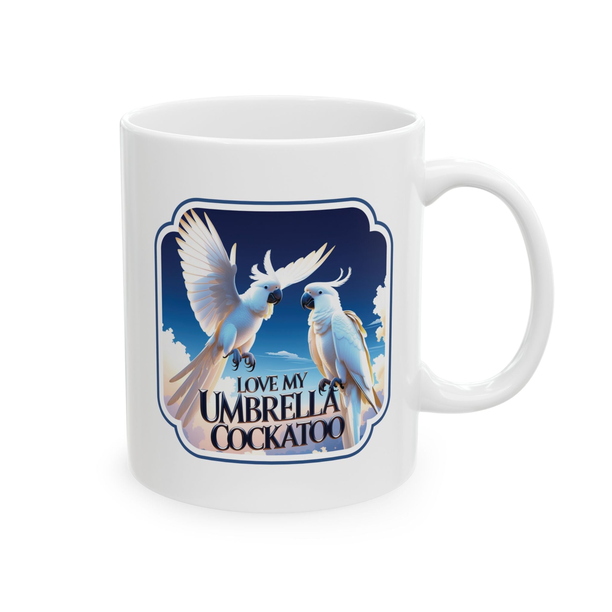 Love My Umbrella Cockatoo Mug