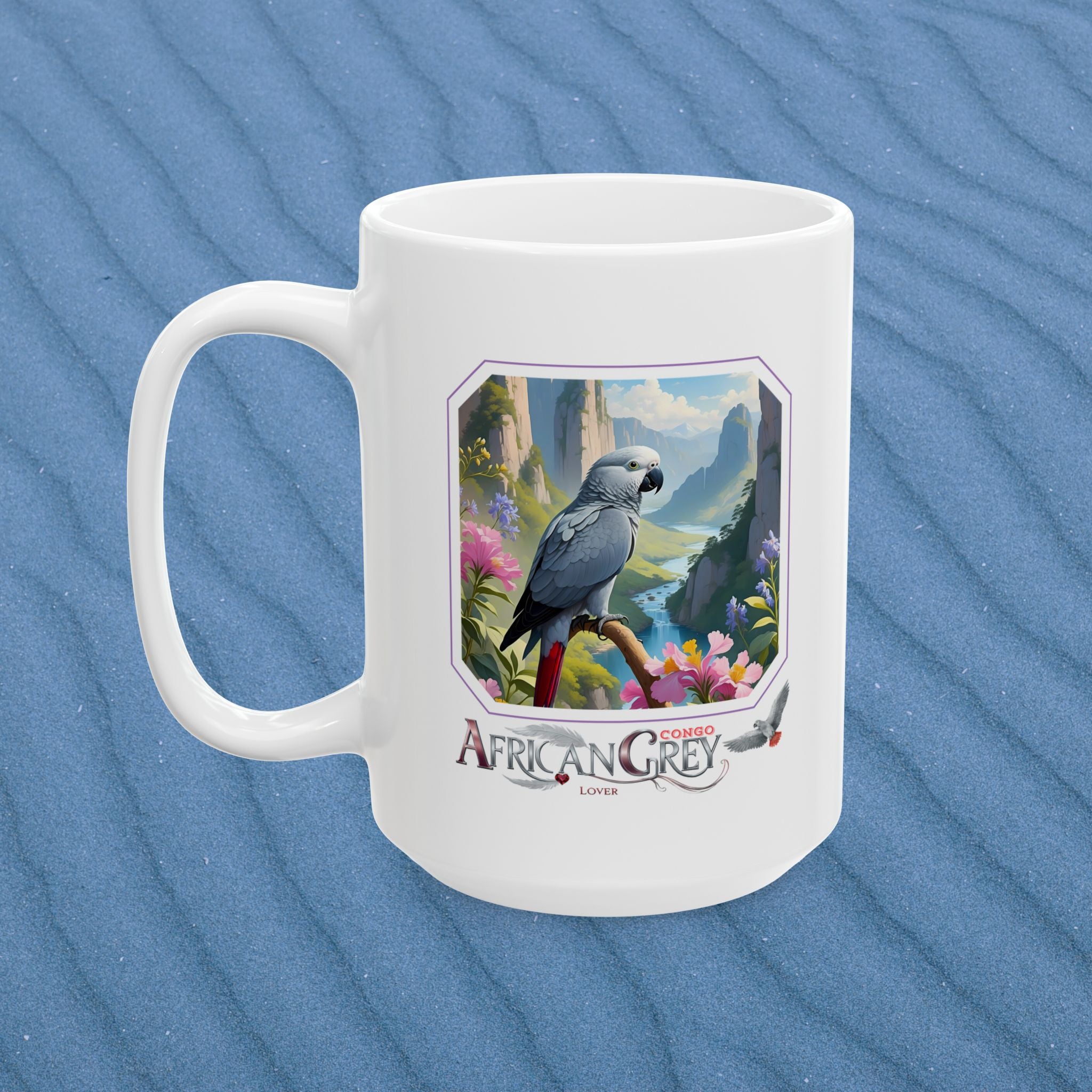 African Grey Congo Mug